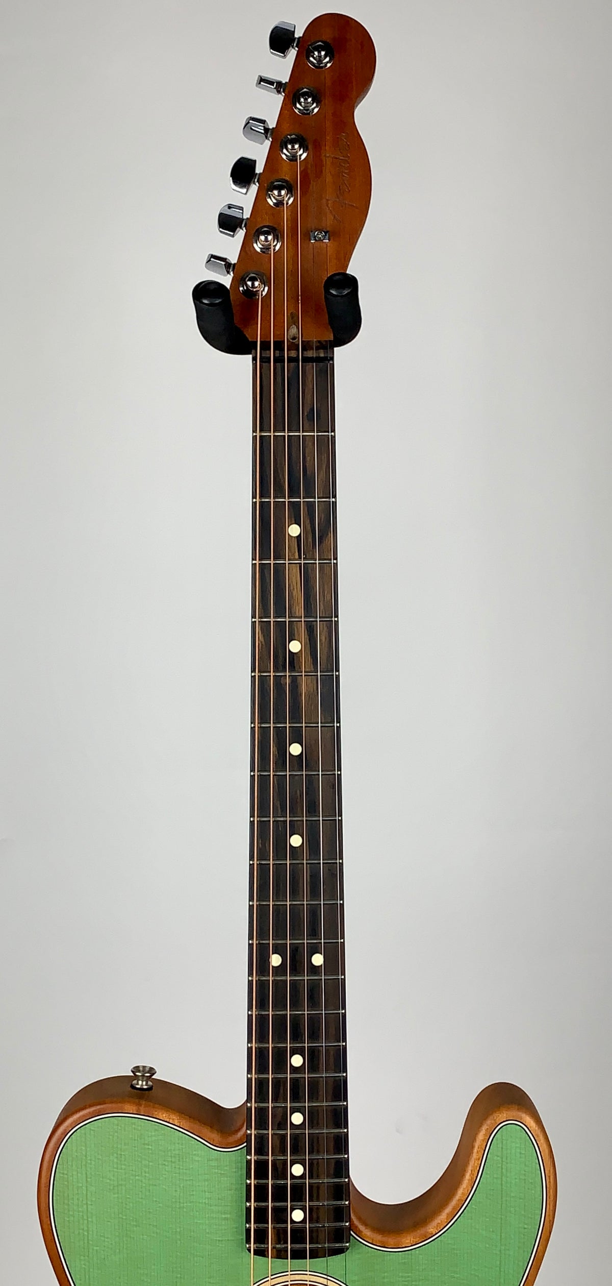 USED Fender USA Acoustasonic Tele - Surf Green