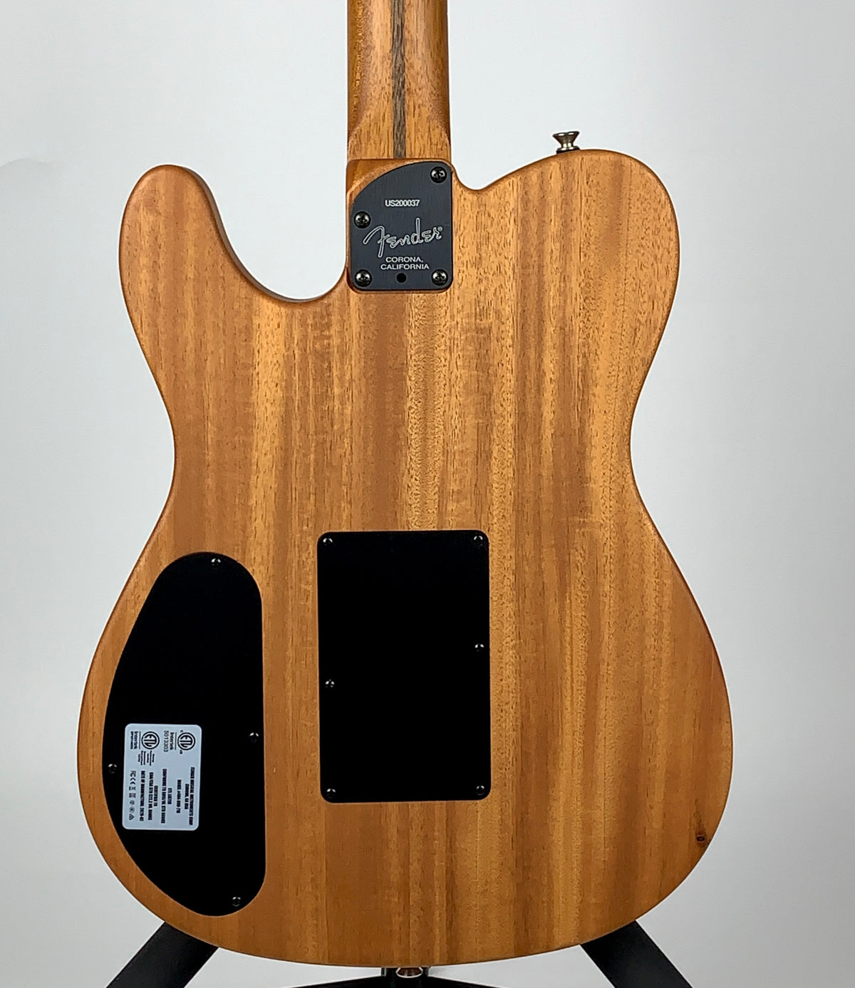 USED Fender USA Acoustasonic Tele - Surf Green