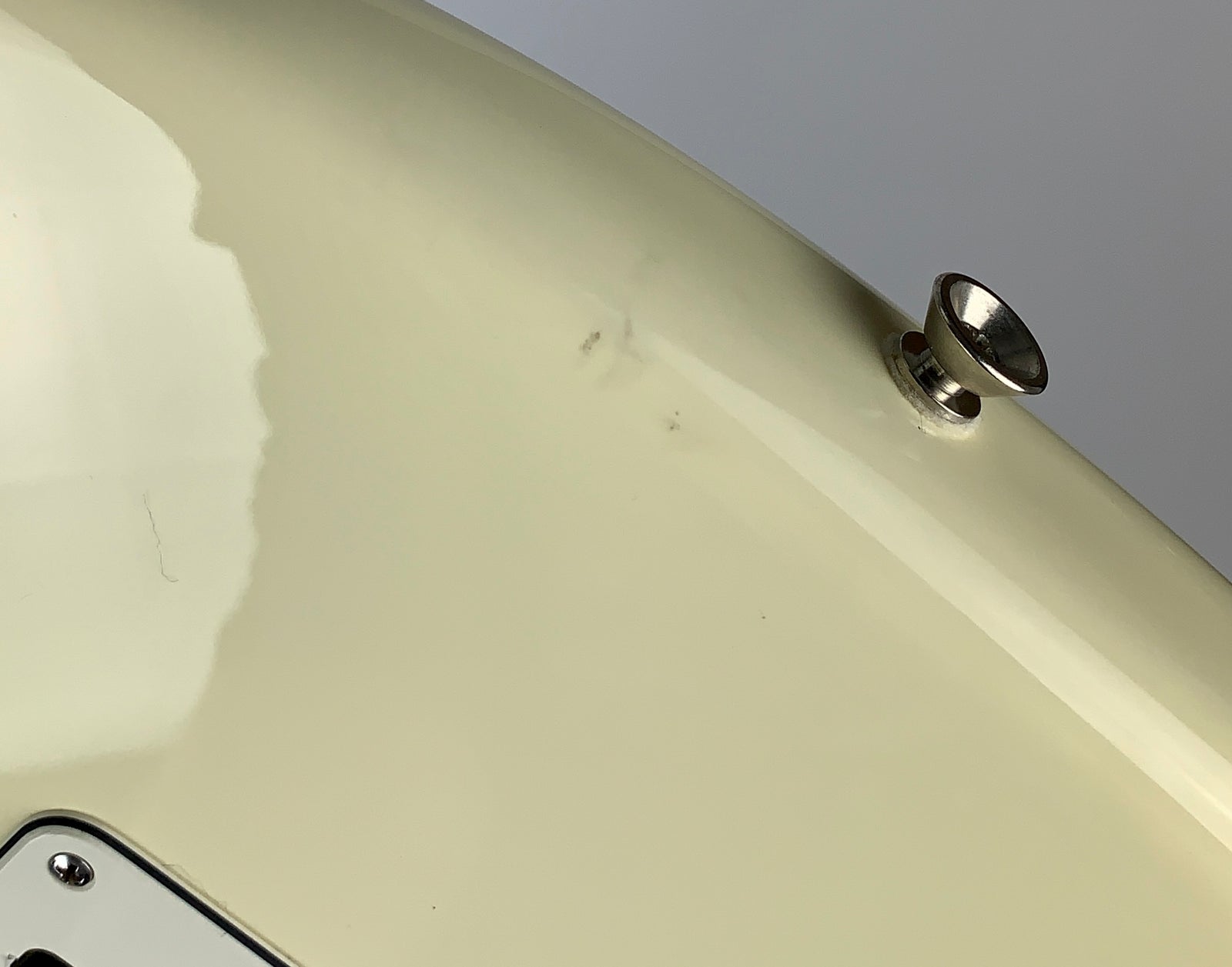 USED Fender American Standard Stratocaster Electric Guitar - Olympic White