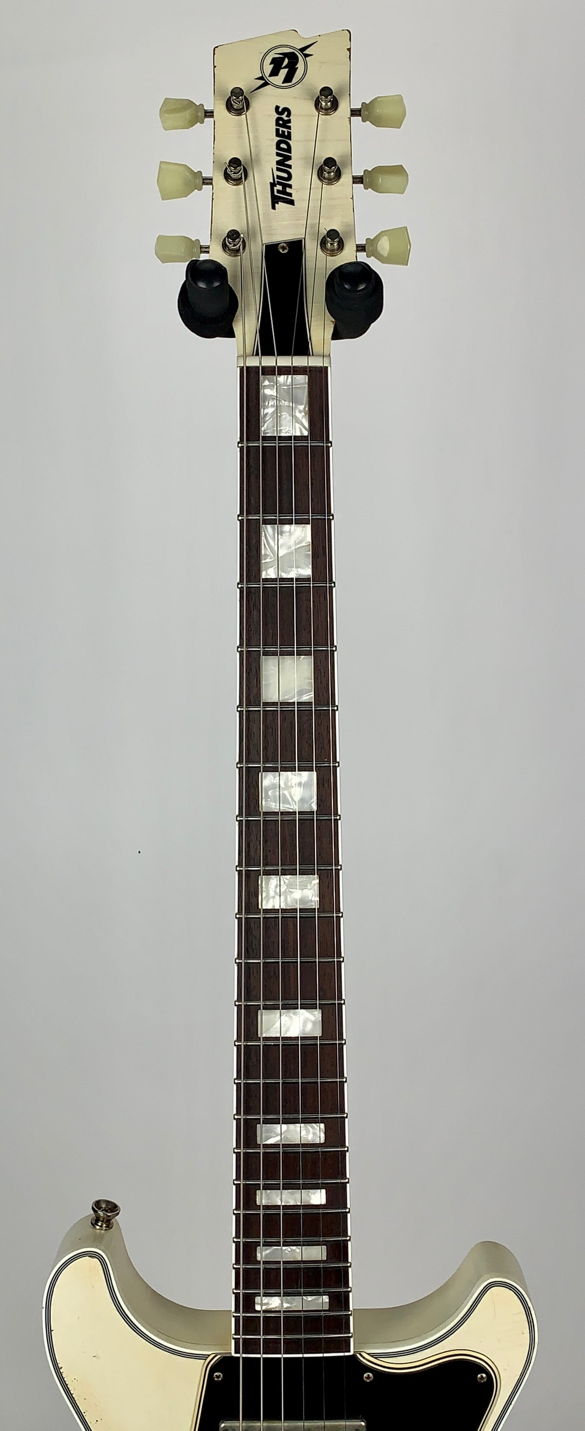Rock N Roll Relics Thunders Custom Double Cut - Relic Olympic White