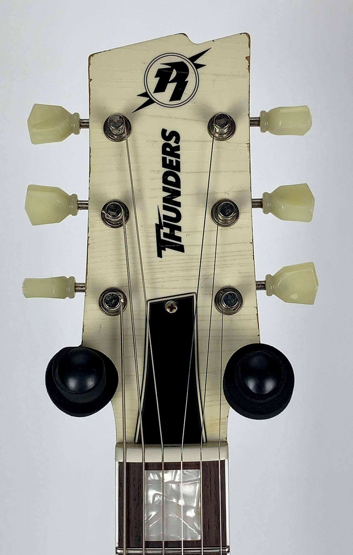 Rock N Roll Relics Thunders Custom Double Cut - Relic Olympic White