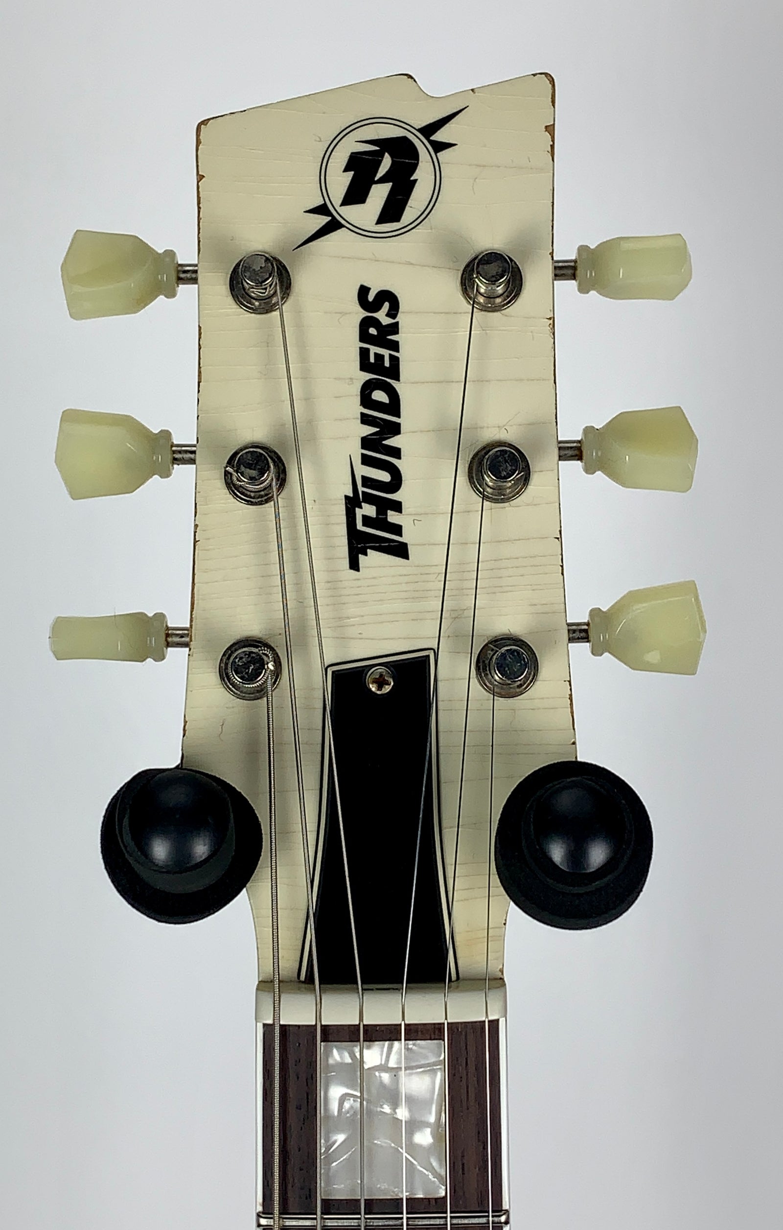 Rock N Roll Relics Thunders Custom Double Cut - Relic Olympic White