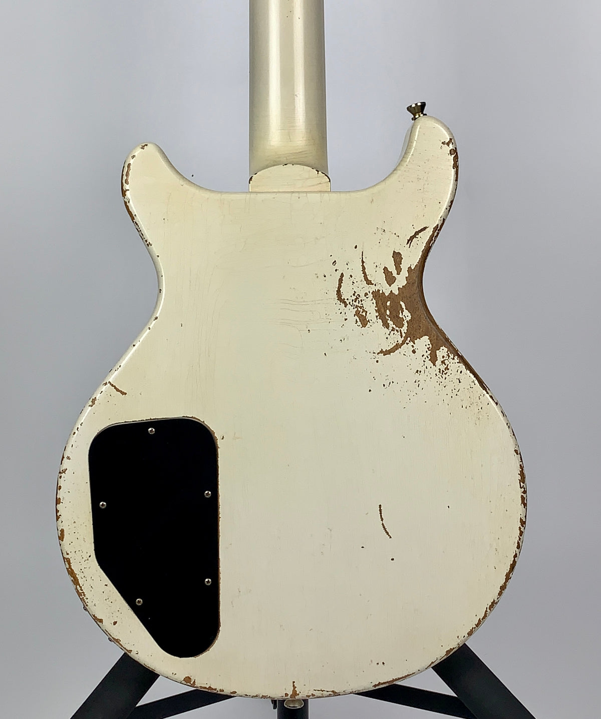 Rock N Roll Relics Thunders Custom Double Cut - Relic Olympic White