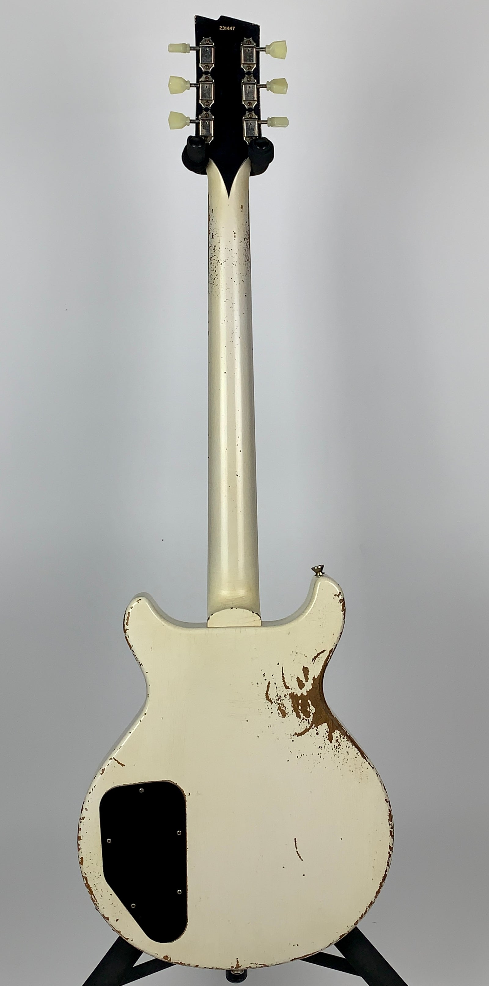 Rock N Roll Relics Thunders Custom Double Cut - Relic Olympic White