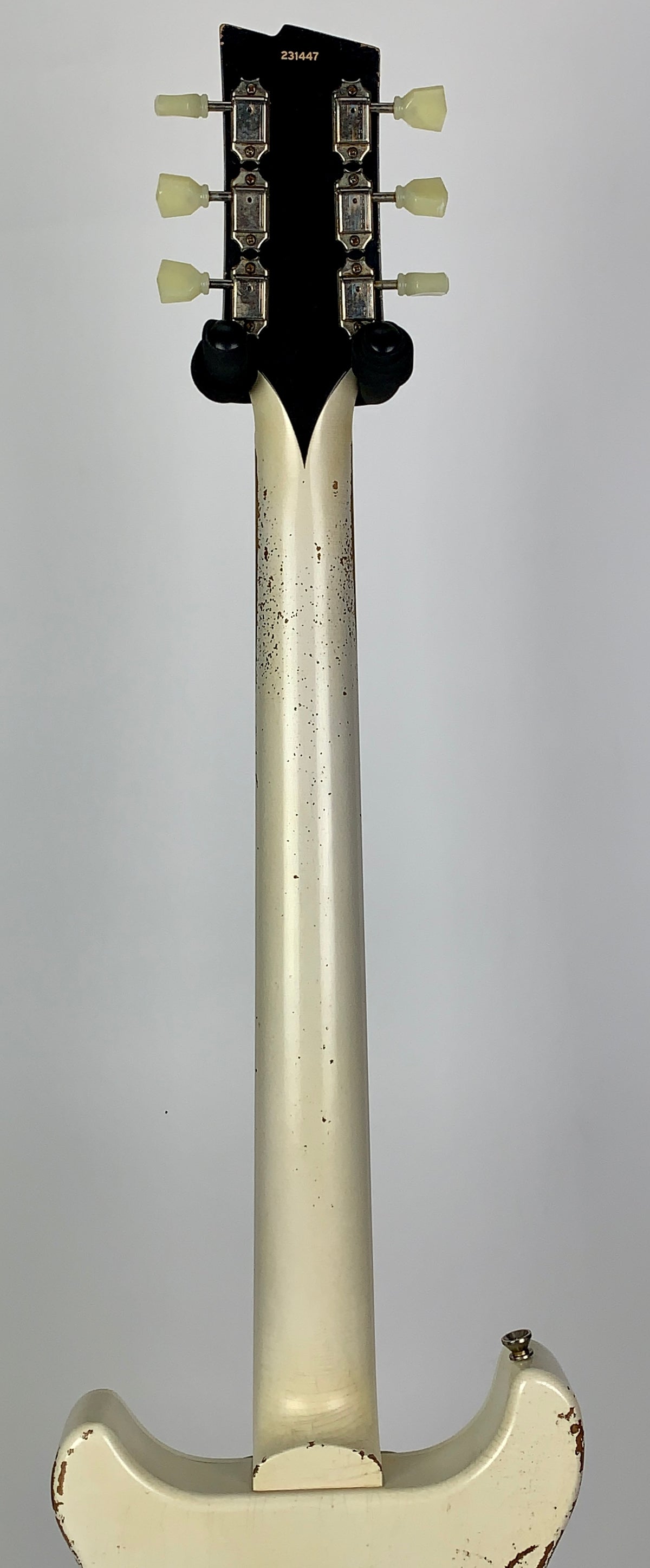 Rock N Roll Relics Thunders Custom Double Cut - Relic Olympic White