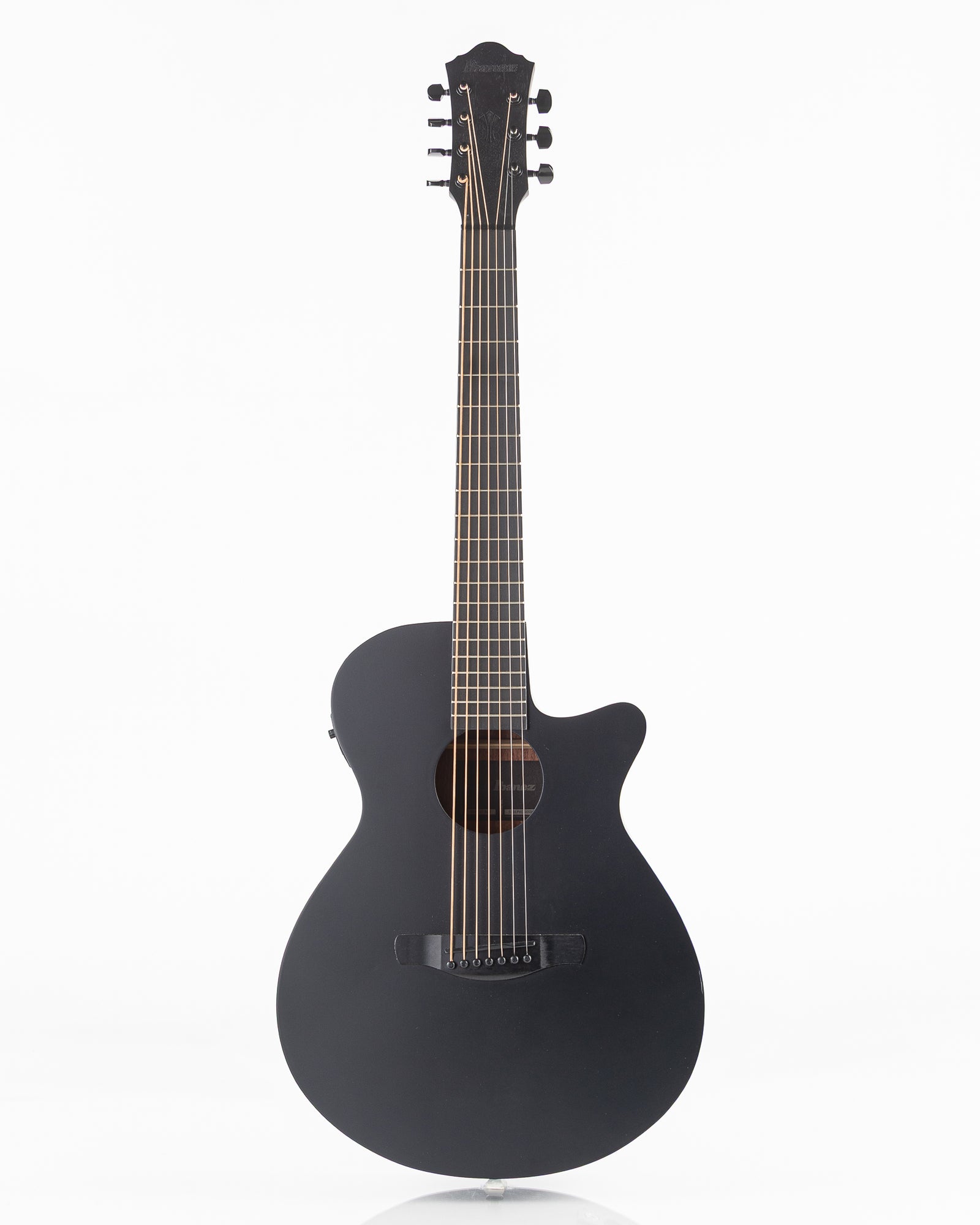 Ibanez AEG721 7 String Acoustic Electric Guitar - Black Out
