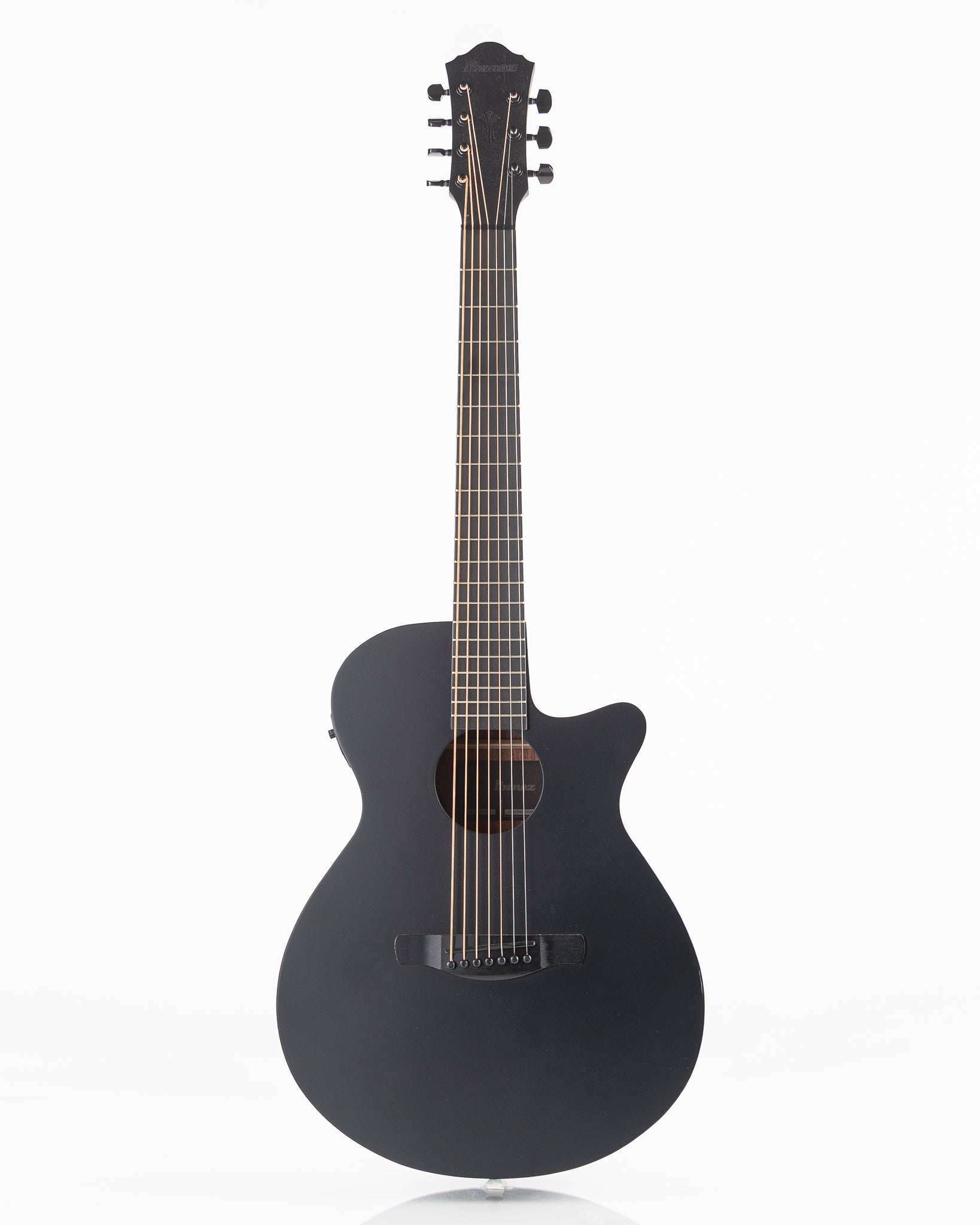 Ibanez AEG721 7 String Acoustic Electric Guitar - Black Out