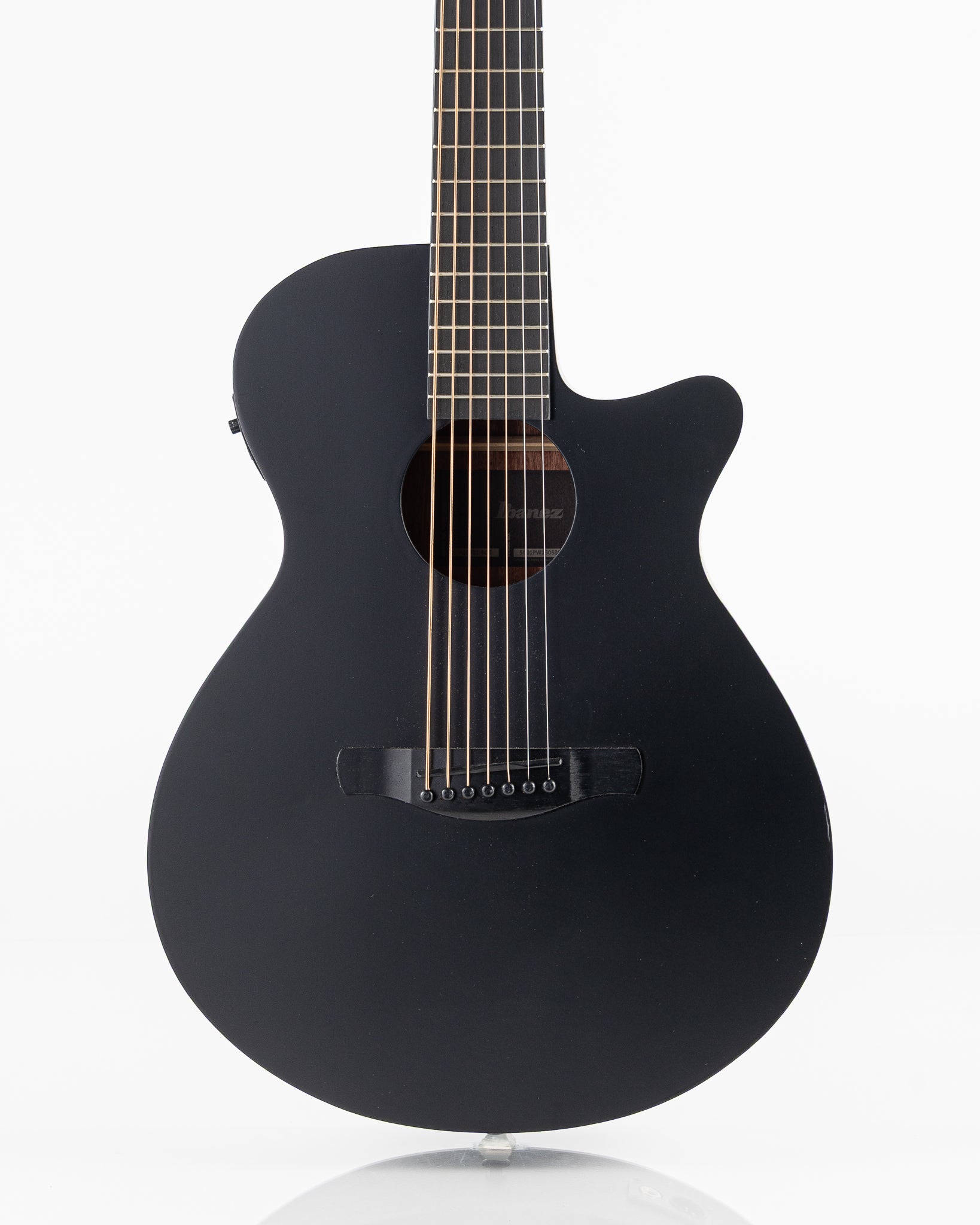 Ibanez AEG721 7 String Acoustic Electric Guitar - Black Out