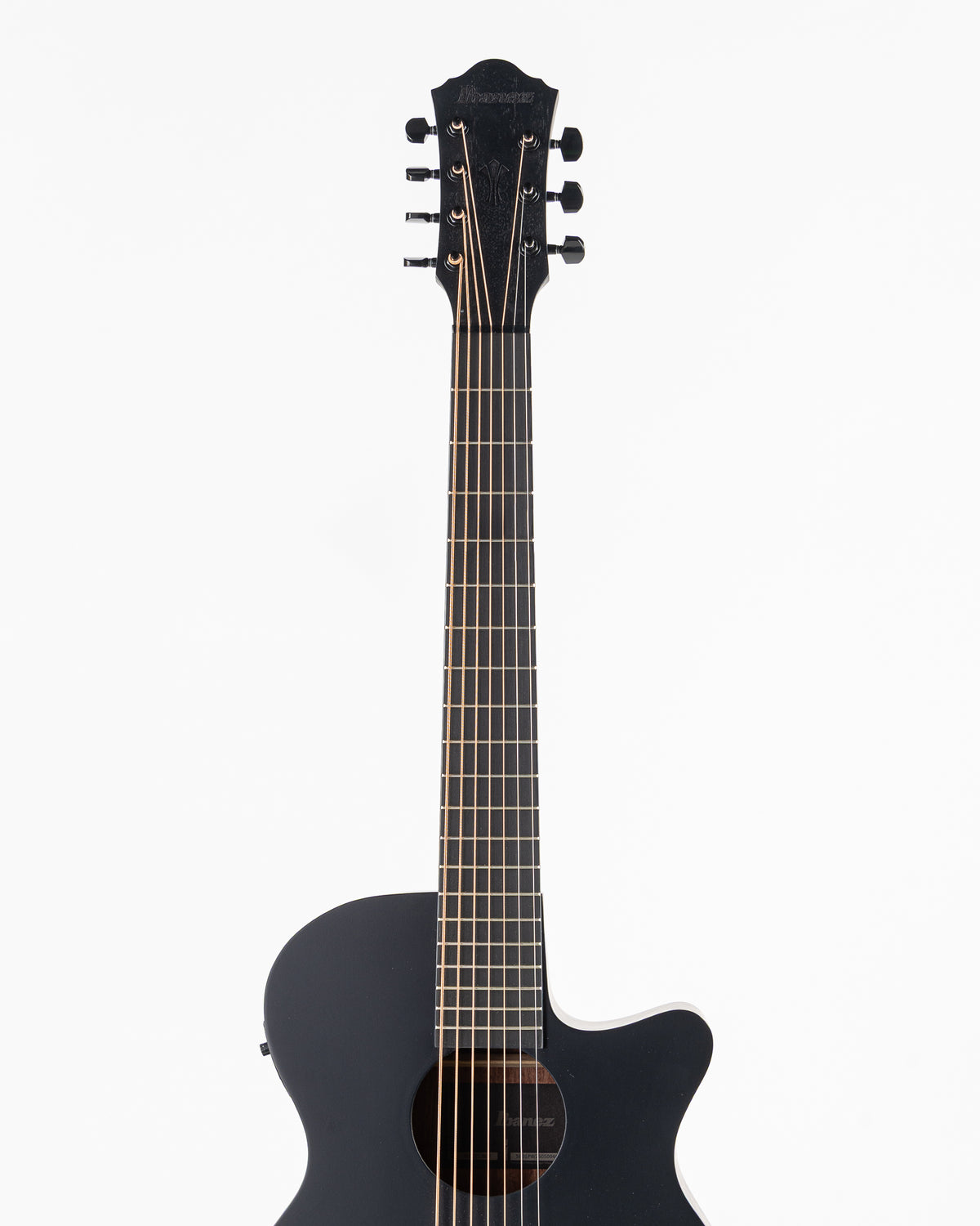 Ibanez AEG721 7 String Acoustic Electric Guitar - Black Out