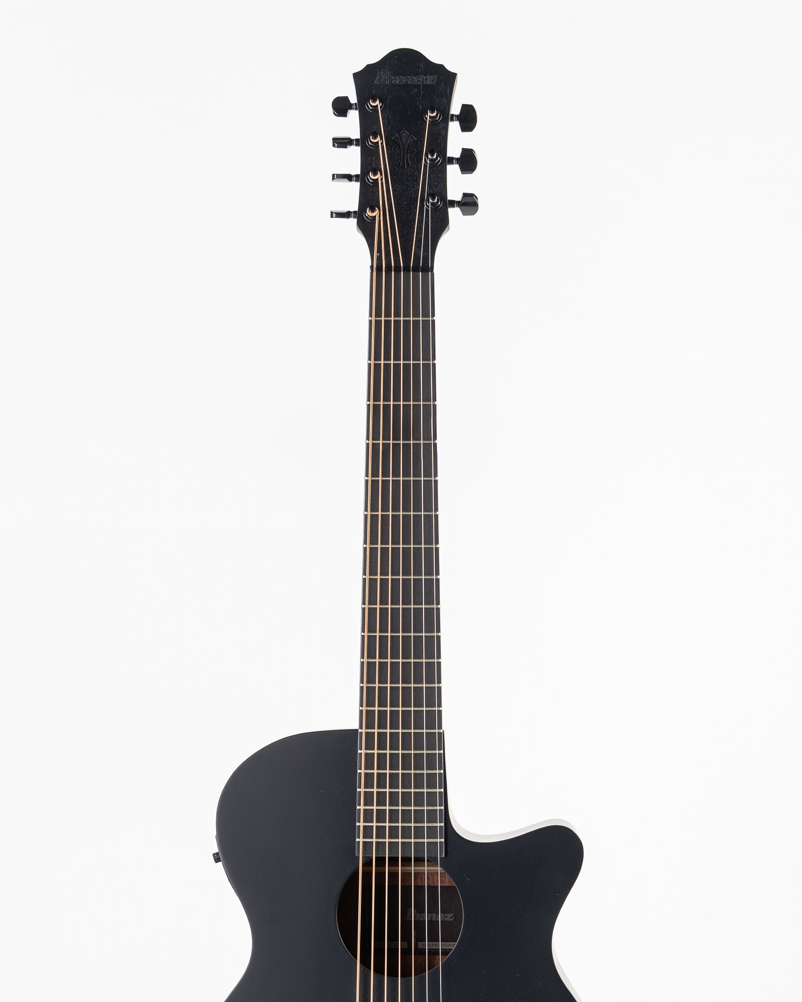 Ibanez AEG721 7 String Acoustic Electric Guitar - Black Out