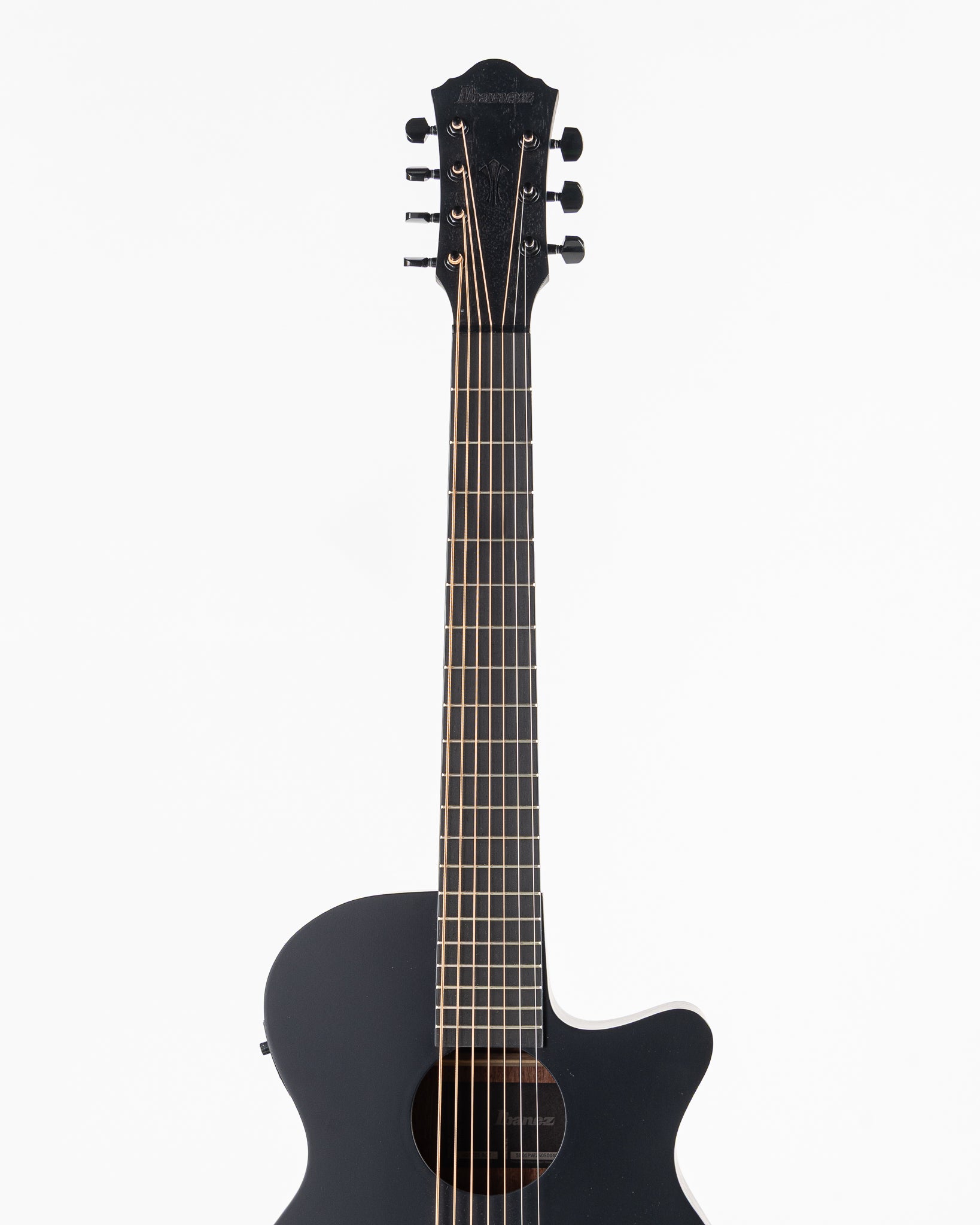 Ibanez AEG721 7 String Acoustic Electric Guitar - Black Out