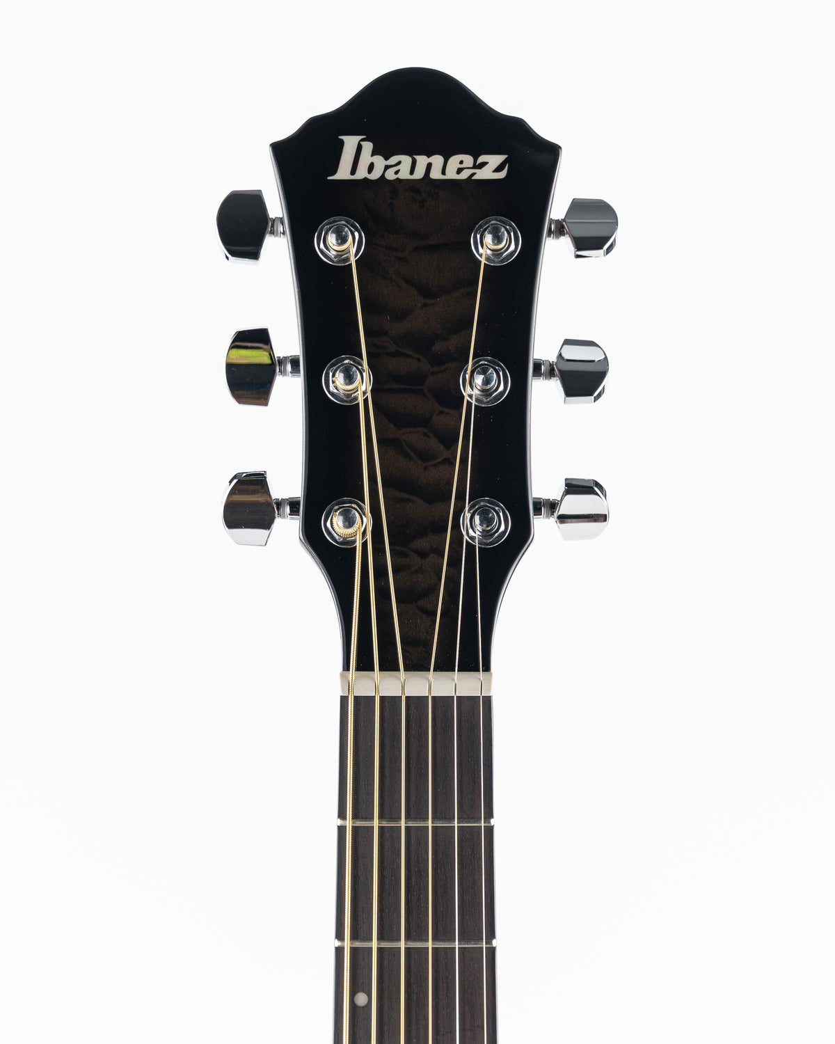 Ibanez AEWC16Q Acoustic Electric Guitar - Transparent Black Sunburst