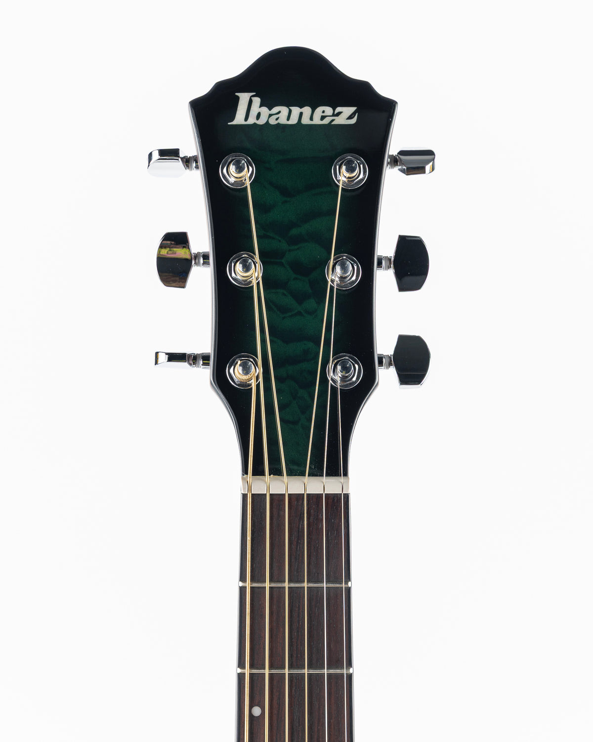 Ibanez AEWC16Q Acoustic Electric Guitar - Transparent Emerald Sunburst