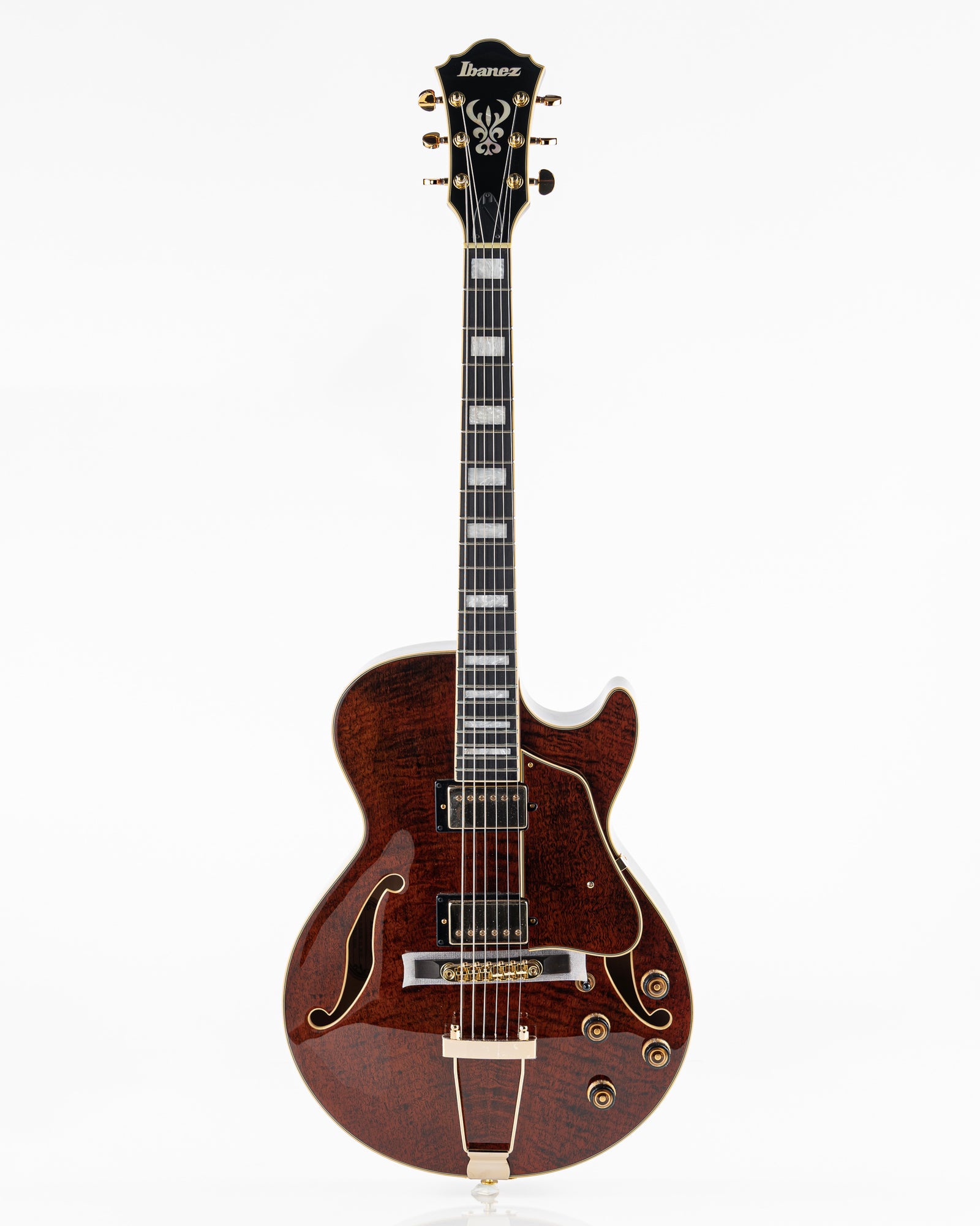 Ibanez AG95MG Artcore Expressionist Series Semi-Hollow Electric Guitar - Dark Amber