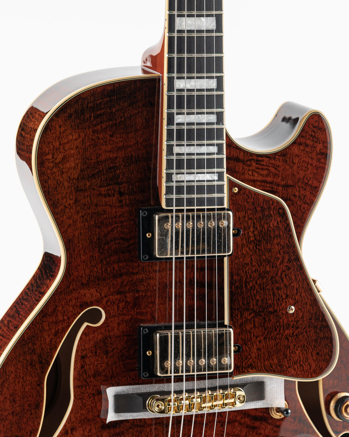 Ibanez AG95MG Artcore Expressionist Series Semi-Hollow Electric Guitar - Dark Amber