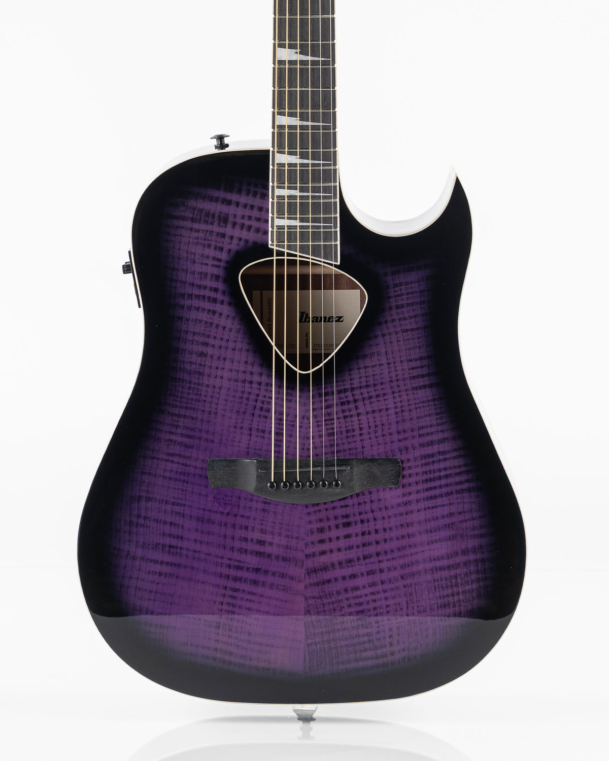 Ibanez ALT50FA Altstar Acoustic Electric Guitar - Transparent Violet Sunburst