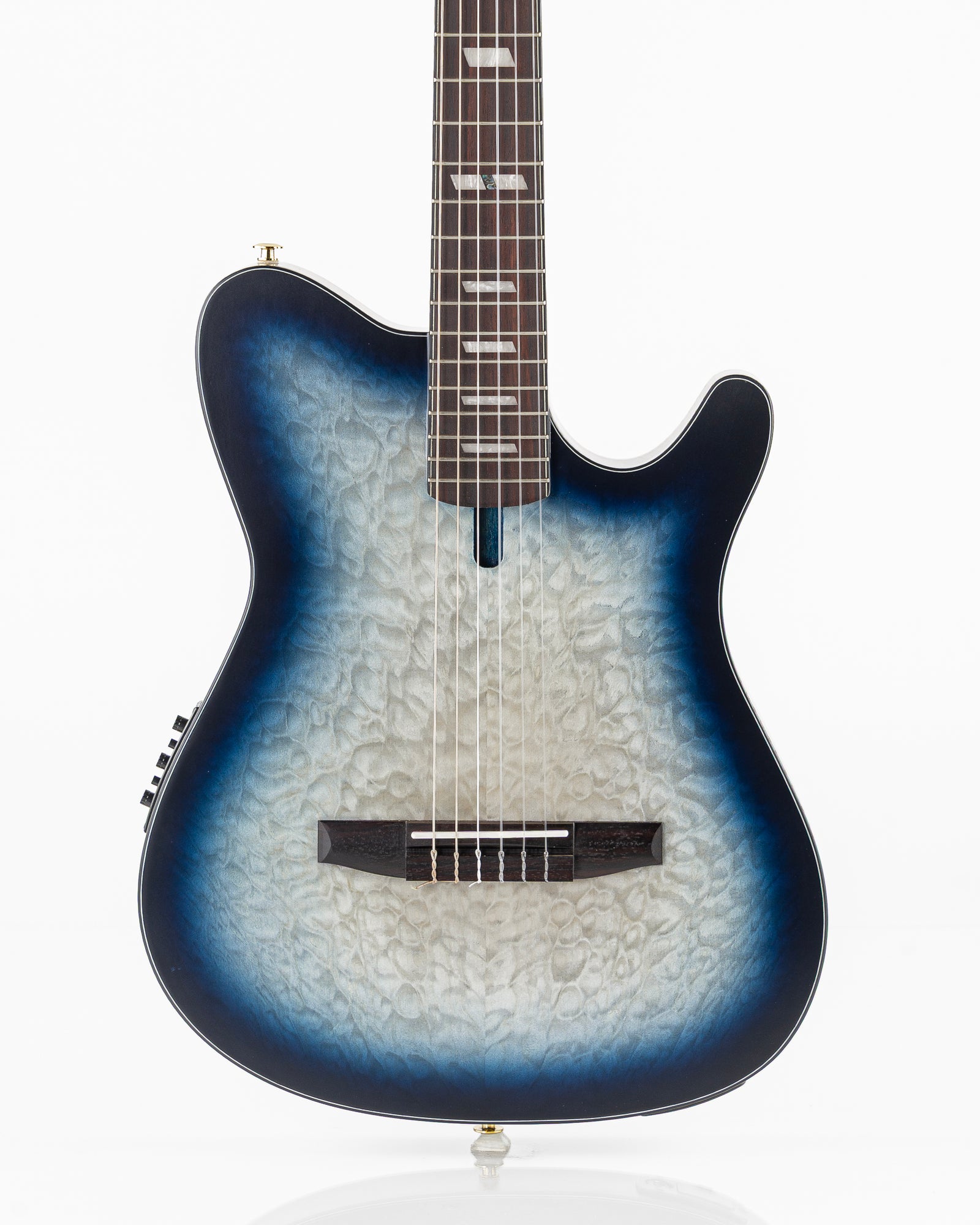 Ibanez FRH20 FMN Thinline Acoustic-Electric Guitar - Cosmic Blue Starburst Low Gloss