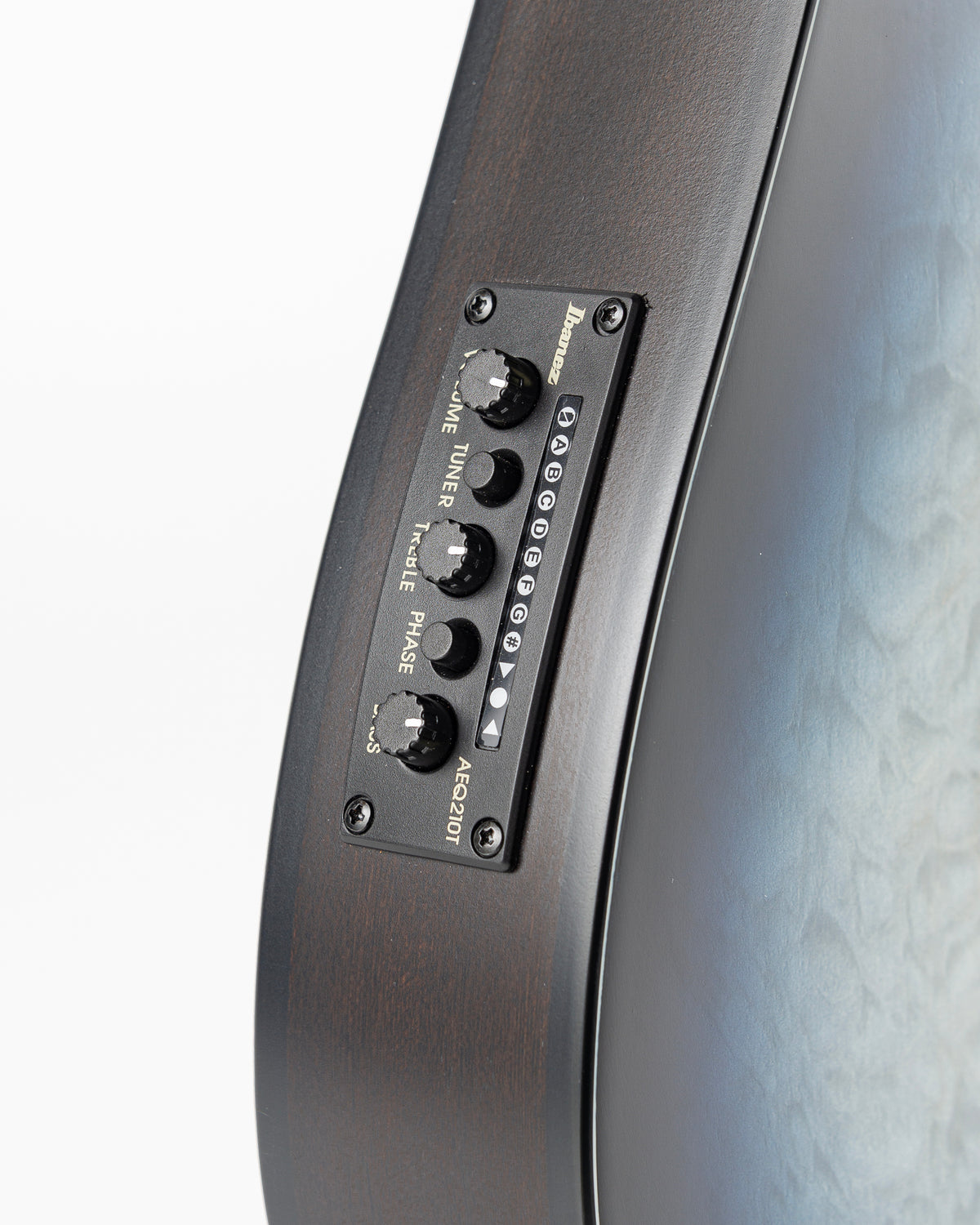 Ibanez FRH20 FMN Thinline Acoustic-Electric Guitar - Cosmic Blue Starburst Low Gloss