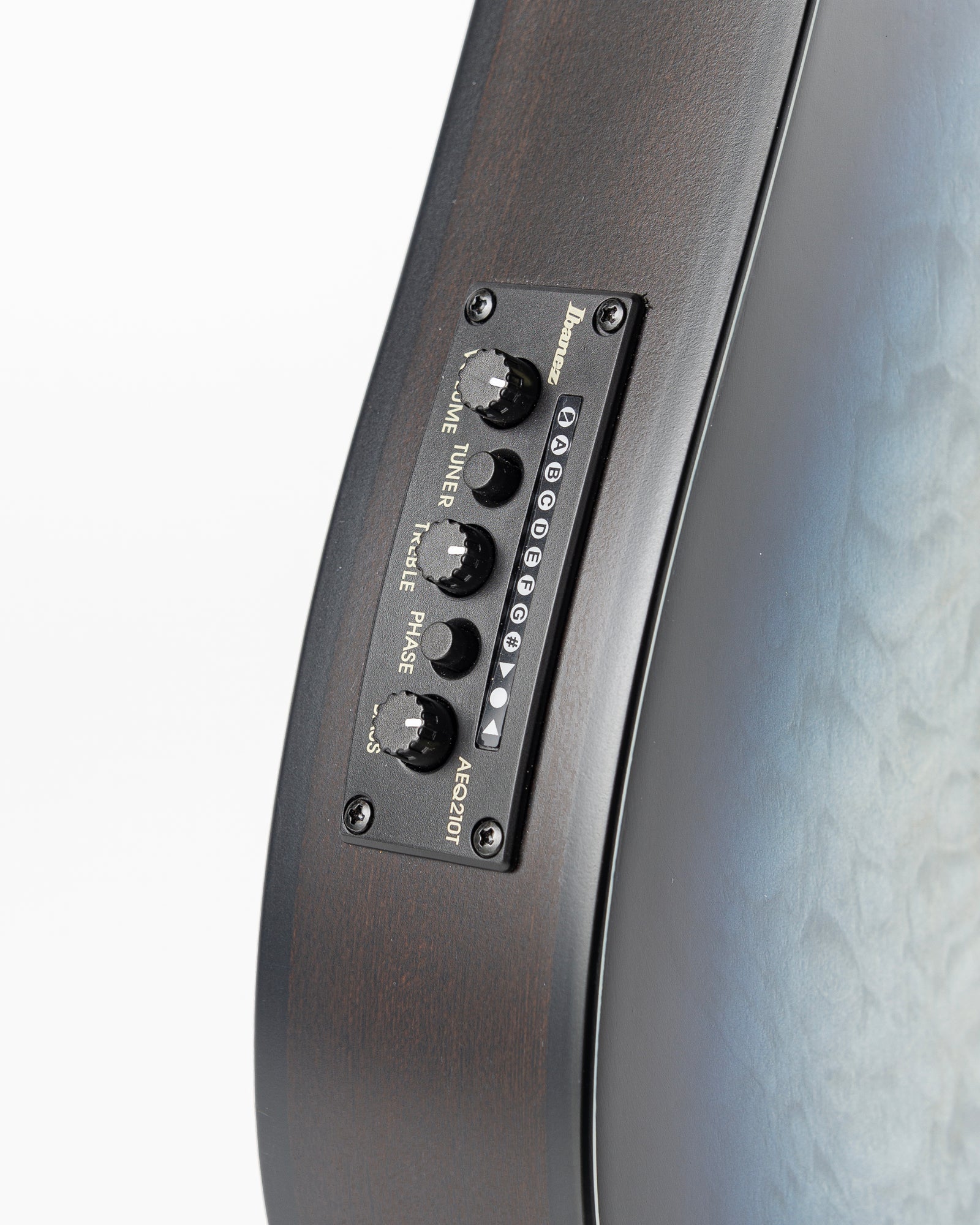 Ibanez FRH20 FMN Thinline Acoustic-Electric Guitar - Cosmic Blue Starburst Low Gloss