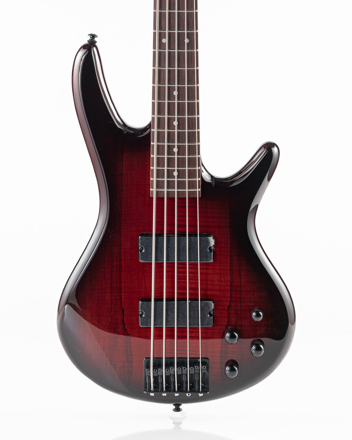 Ibanez GSR205SM-CNB Gio 5 String Electric Bass - Charcoal Brown Burst