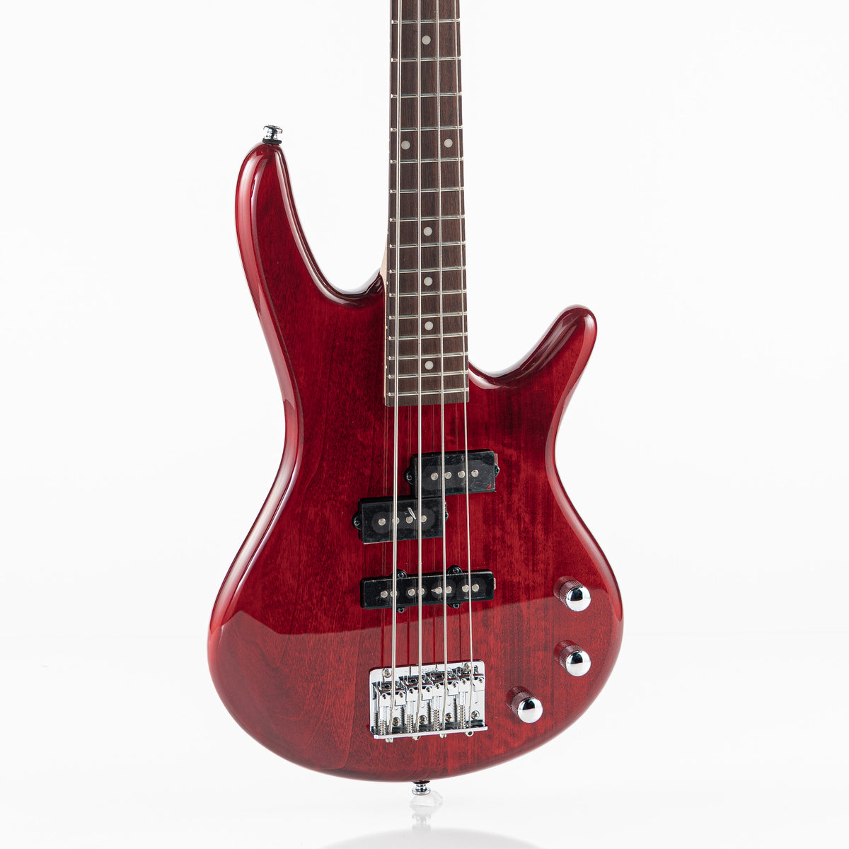 Ibanez GSRM20TR MiKro Short Scale Electric Bass - Transparent Red