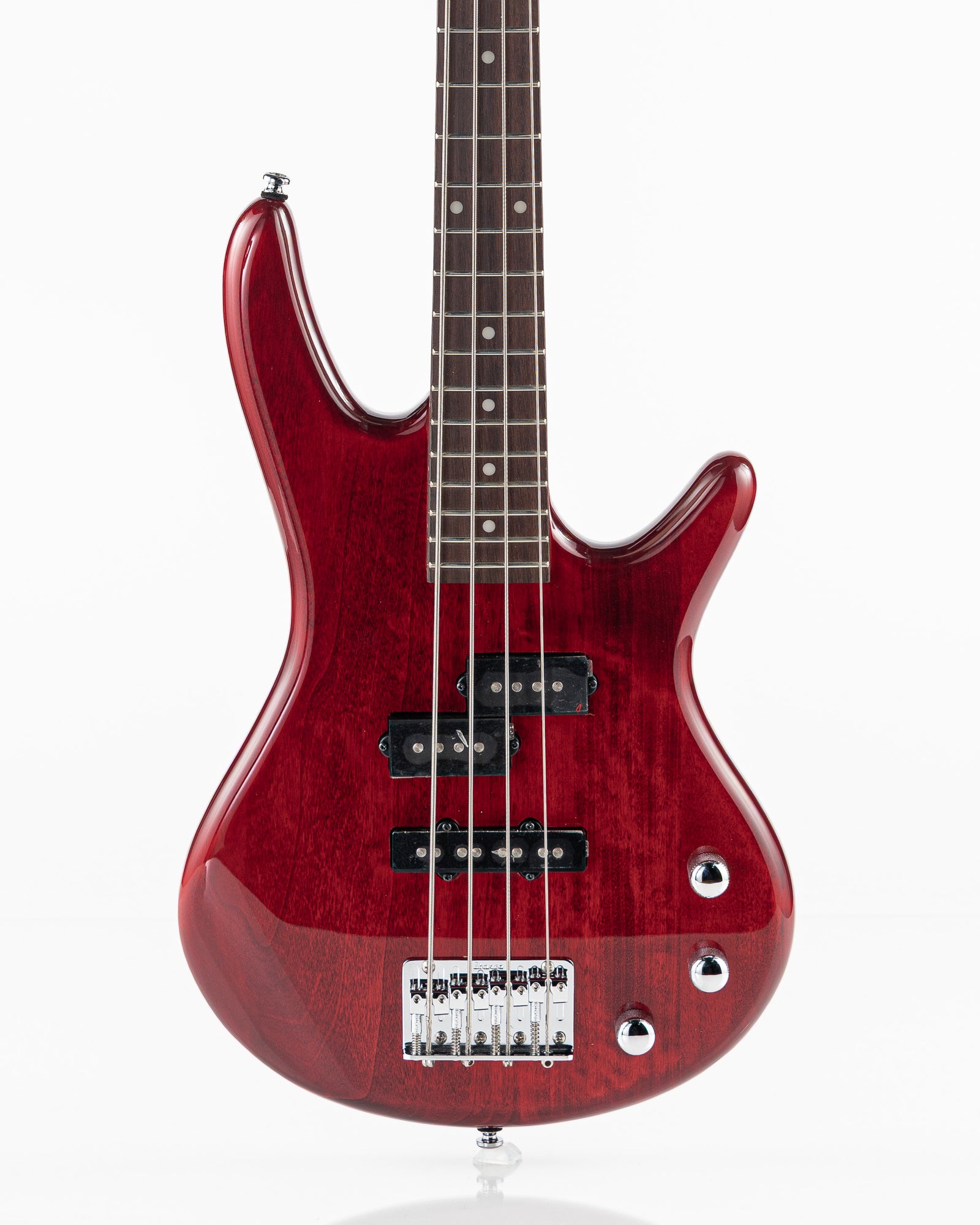Ibanez GSRM20TR MiKro Short Scale Electric Bass - Transparent Red