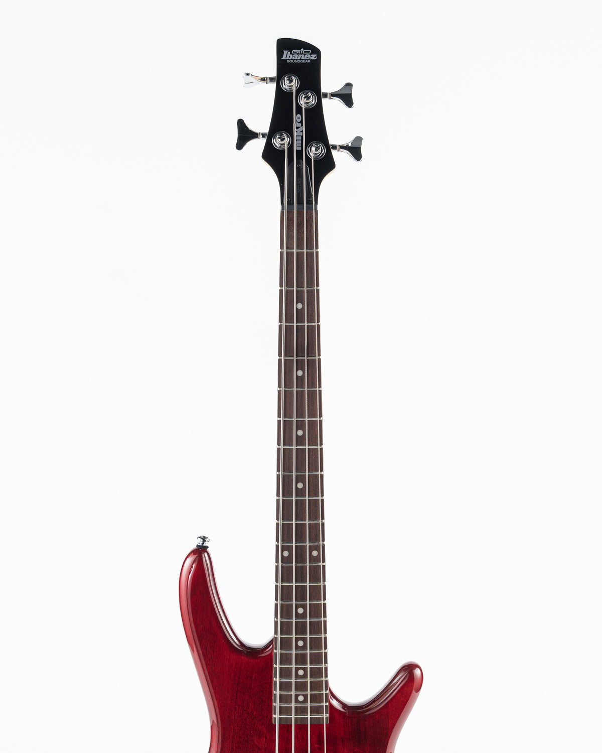 Ibanez GSRM20TR MiKro Short Scale Electric Bass - Transparent Red
