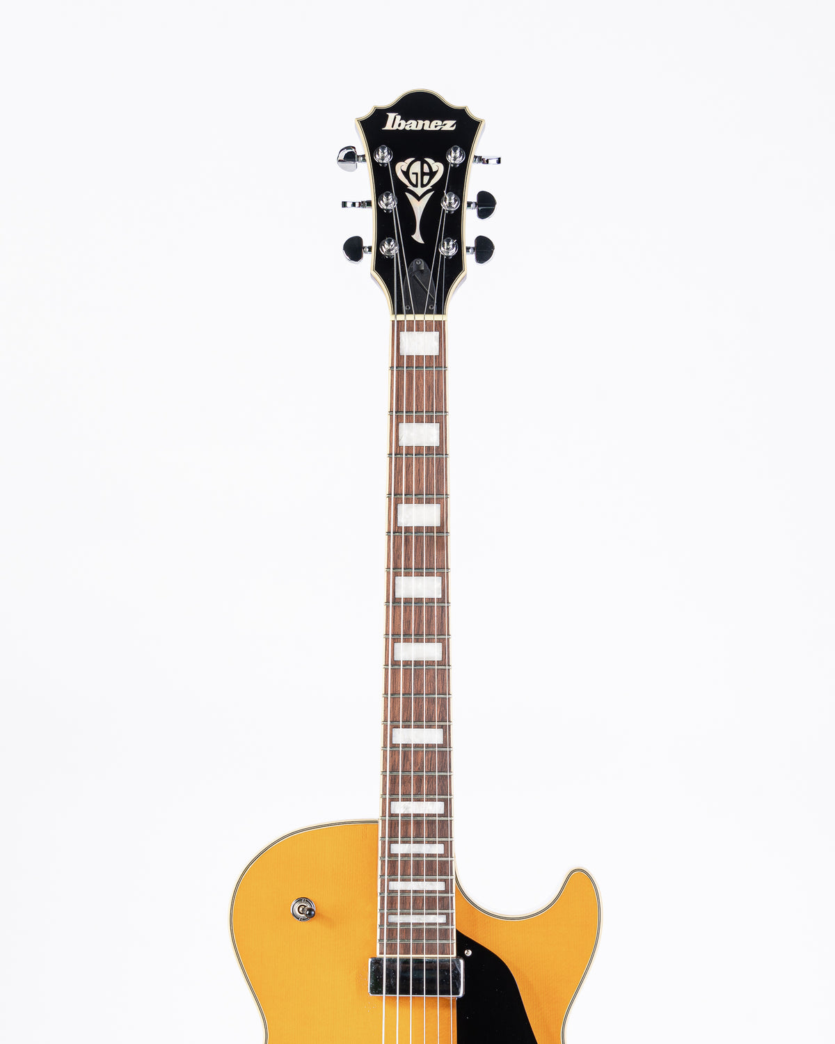 B-STOCK Ibanez George Benson GB10EM Hollowbody Electric Guitar- Antique Amber