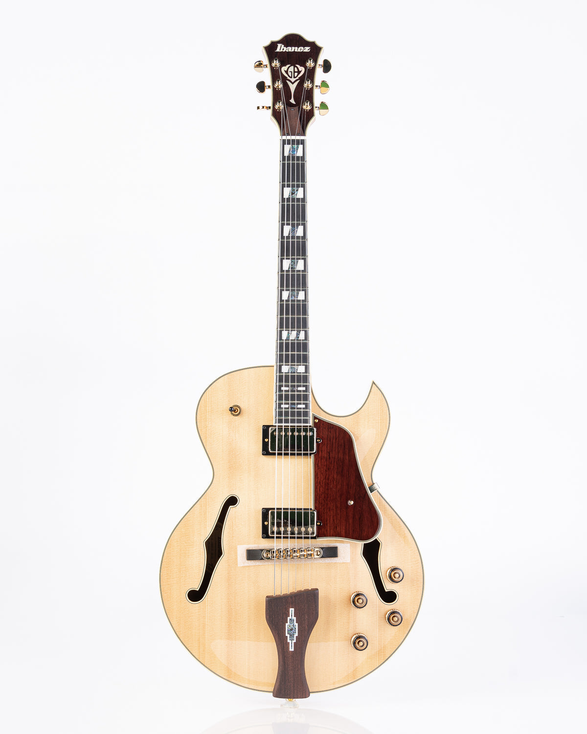 B-STOCK Ibanez George Benson LGB30NT: 15539 Hollow-body Electric Guitar- Natural