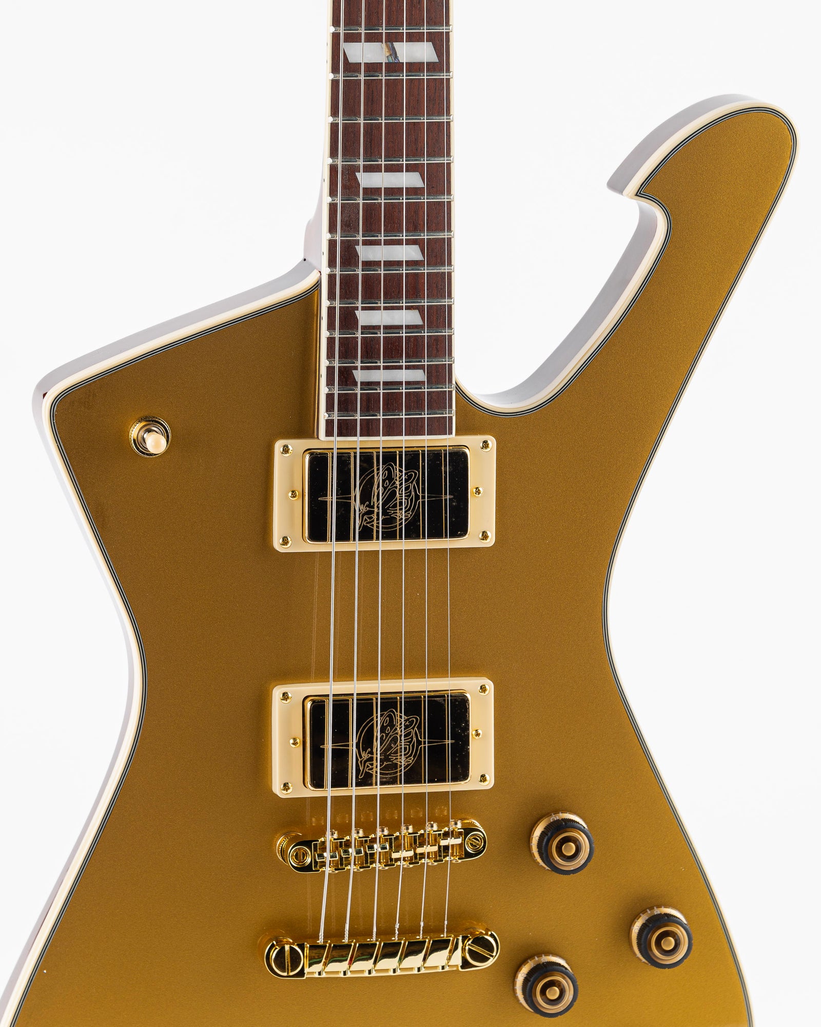 Ibanez IC420GD Limited Edition Iceman Electric Guitar - Gold Top