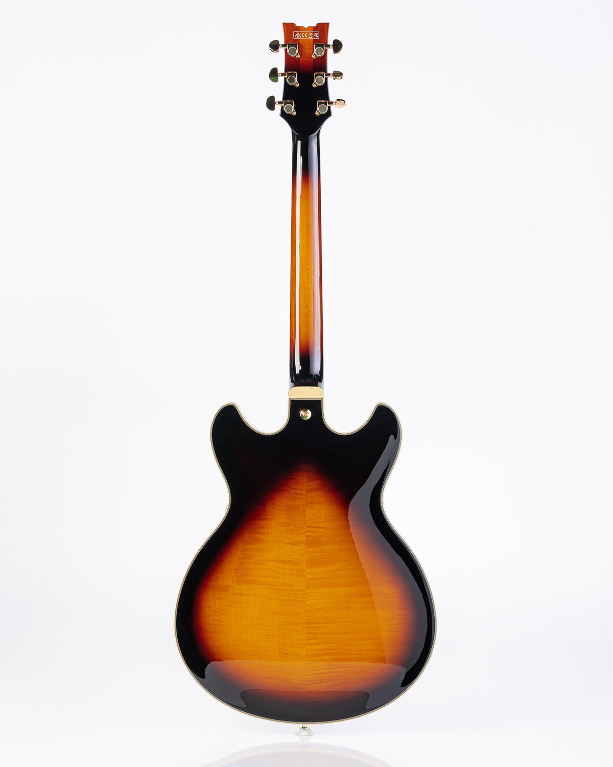 Ibanez John Scofield JSM10VYS Semi-Hollow Electric Guitar- Vintage Yellow Sunburst