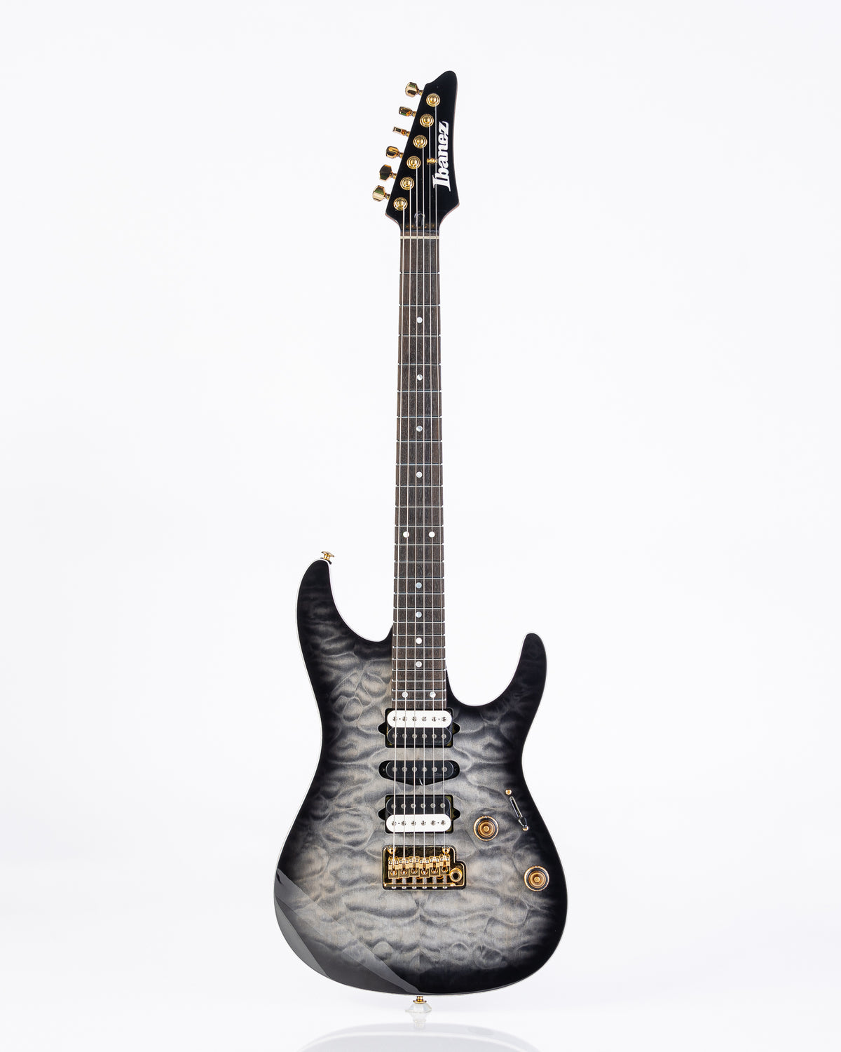 B-STOCK Ibanez Premium AZ47P1QM Electric Guitar- Black Ice Burst