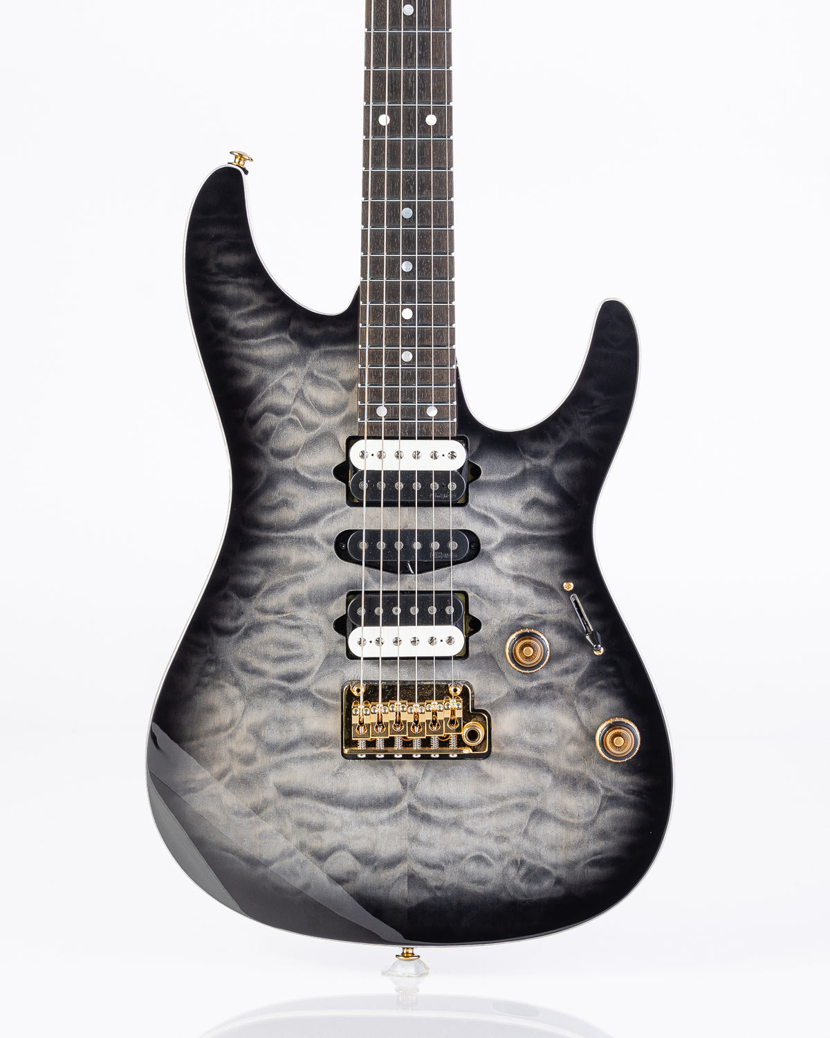 B-STOCK Ibanez Premium AZ47P1QM Electric Guitar- Black Ice Burst