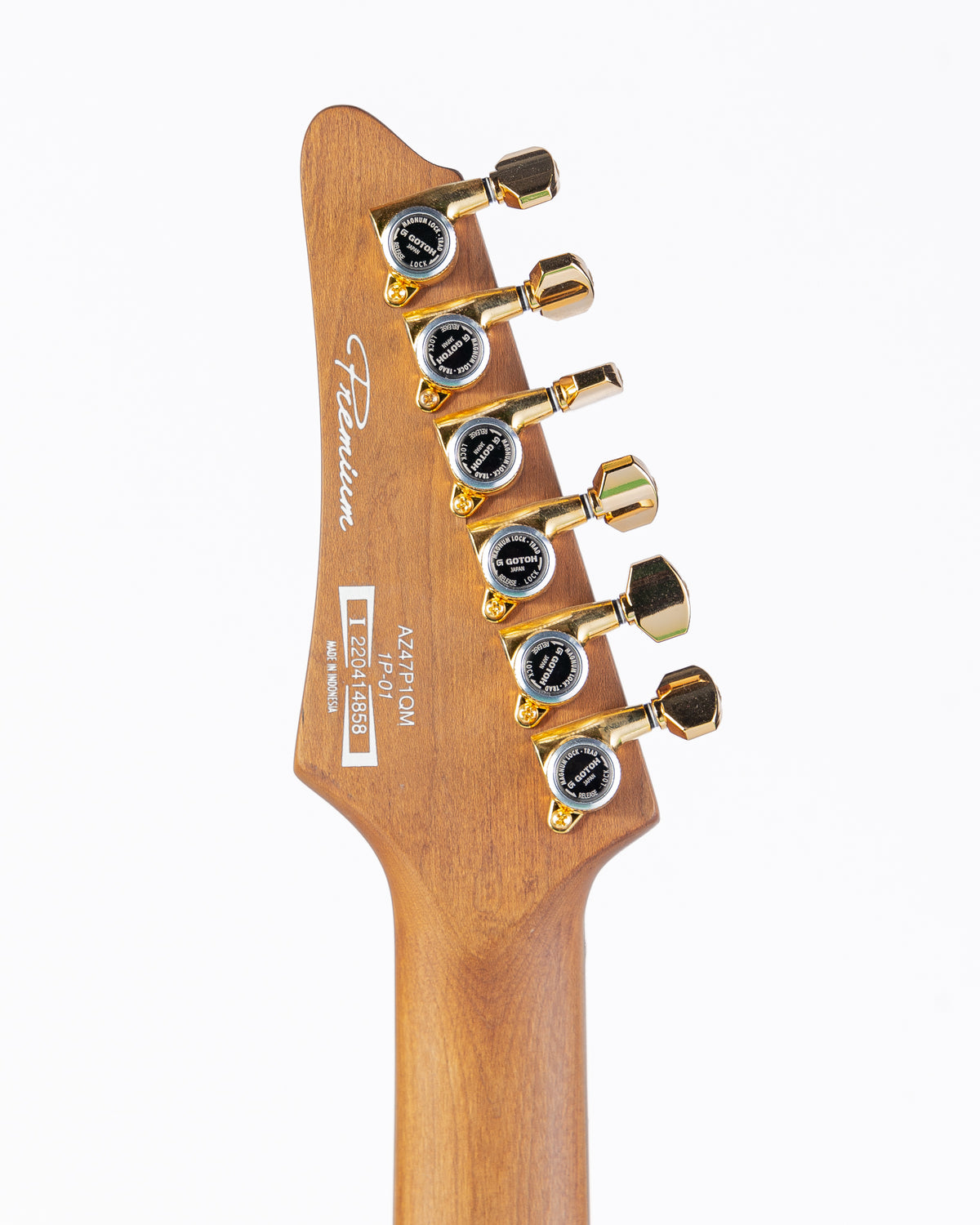 B-STOCK Ibanez Premium AZ47P1QM Electric Guitar- Black Ice Burst