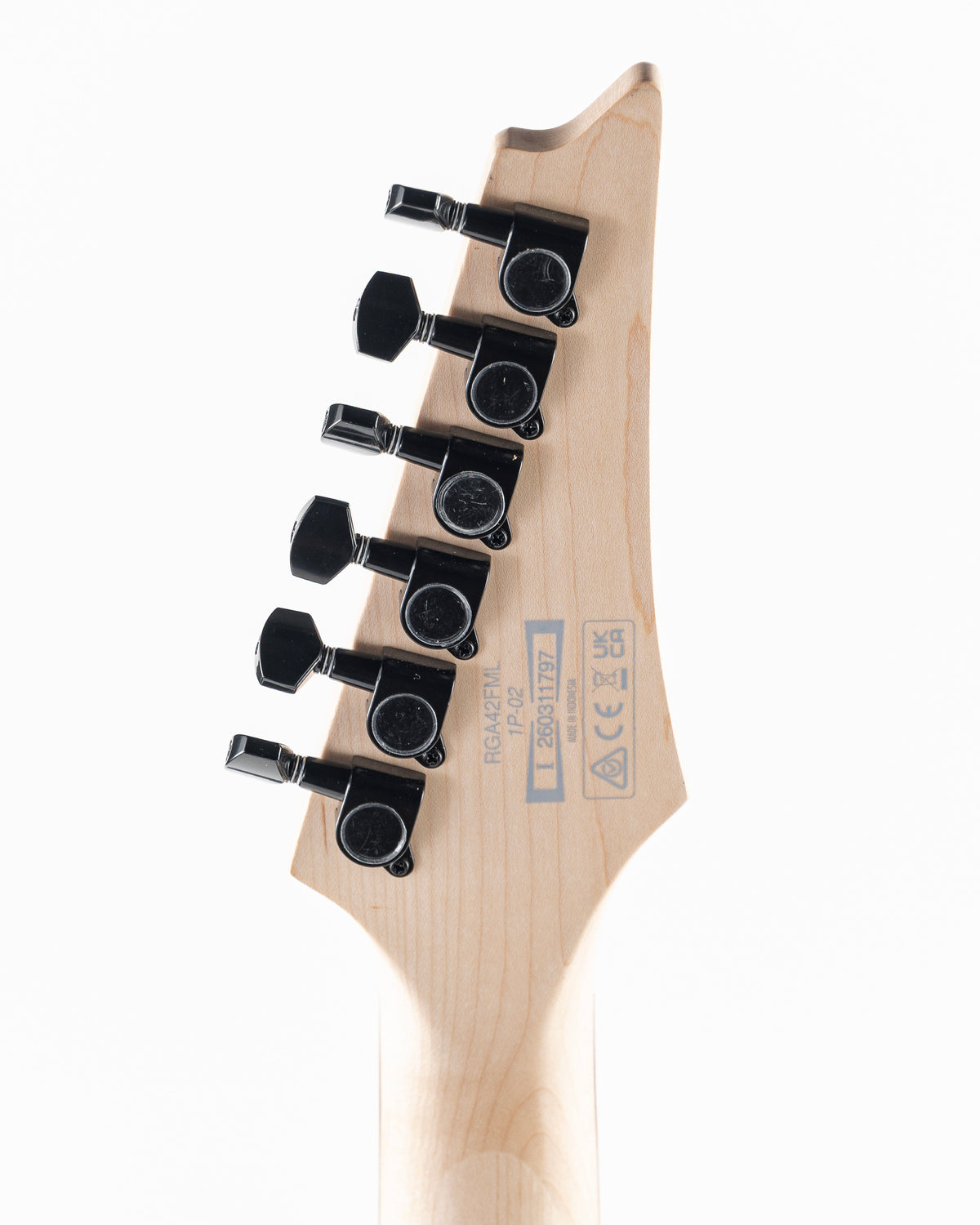 Ibanez RGA42FML RGA Series Left Handed Electric Guitar - Blue Lagoon Burst Flat