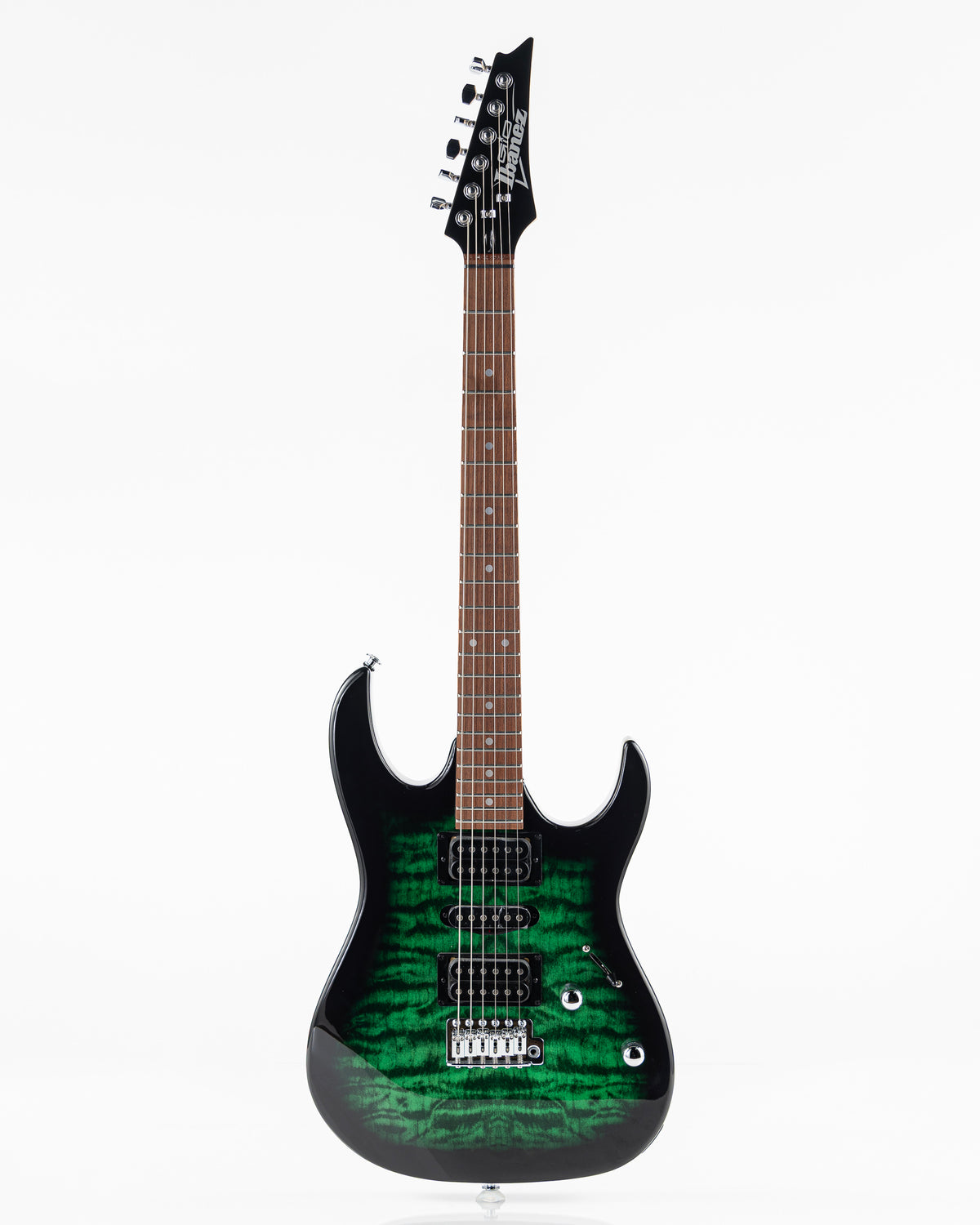 Ibanez GRX70QA RG Gio Series Electric Guitar - Transparent Emerald Burst