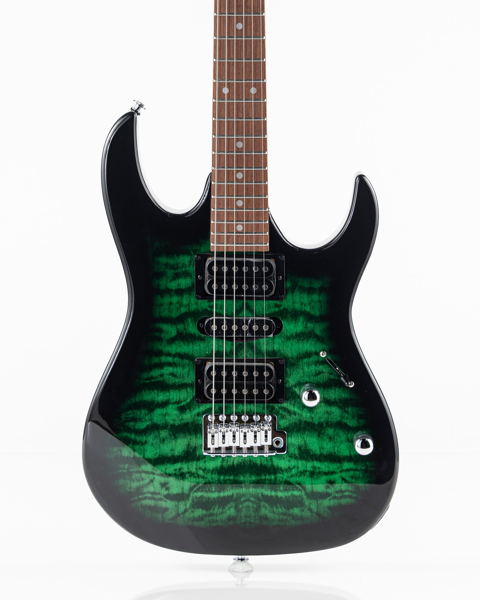Ibanez GRX70QA RG Gio Series Electric Guitar - Transparent Emerald Burst