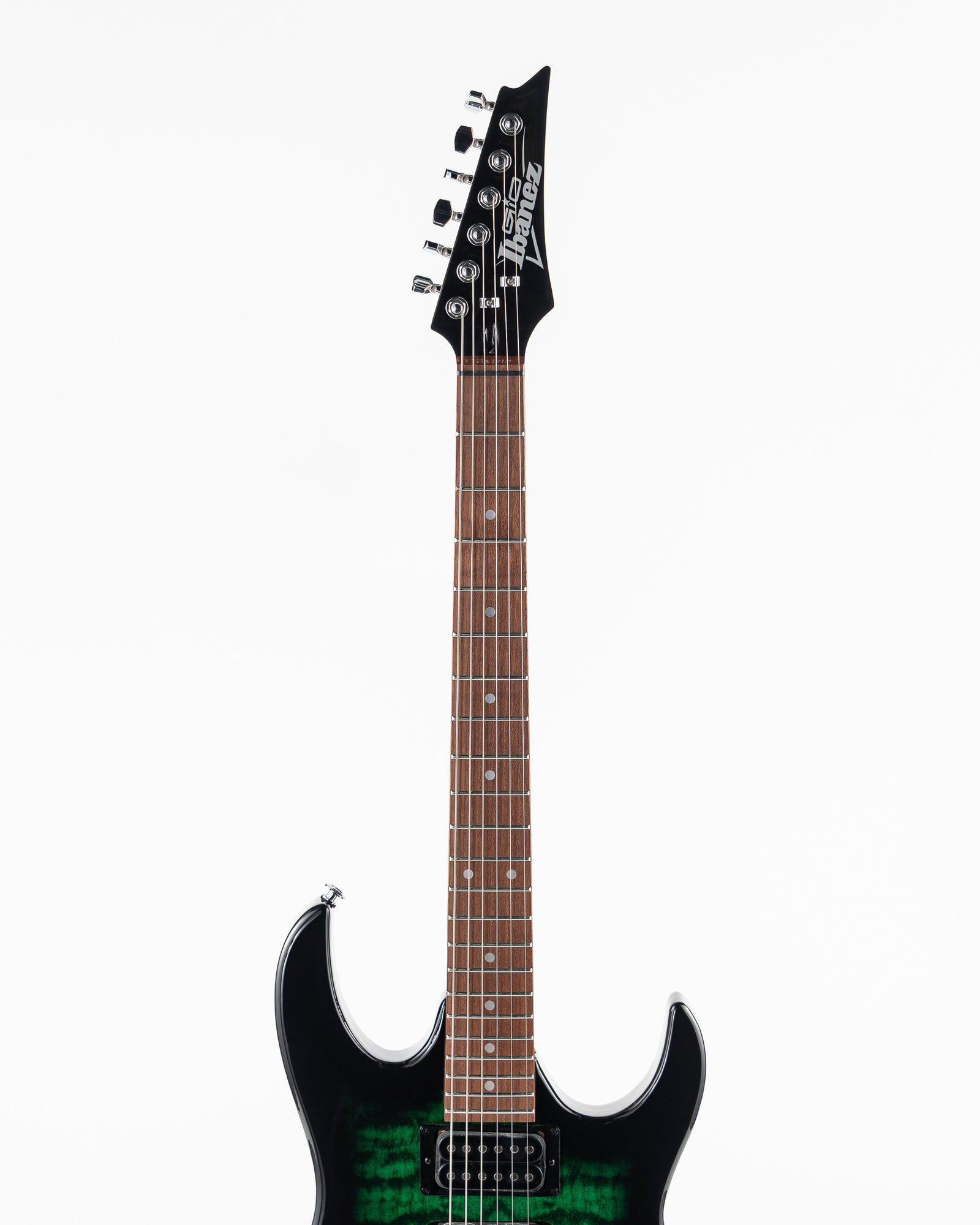 Ibanez GRX70QA RG Gio Series Electric Guitar - Transparent Emerald Burst