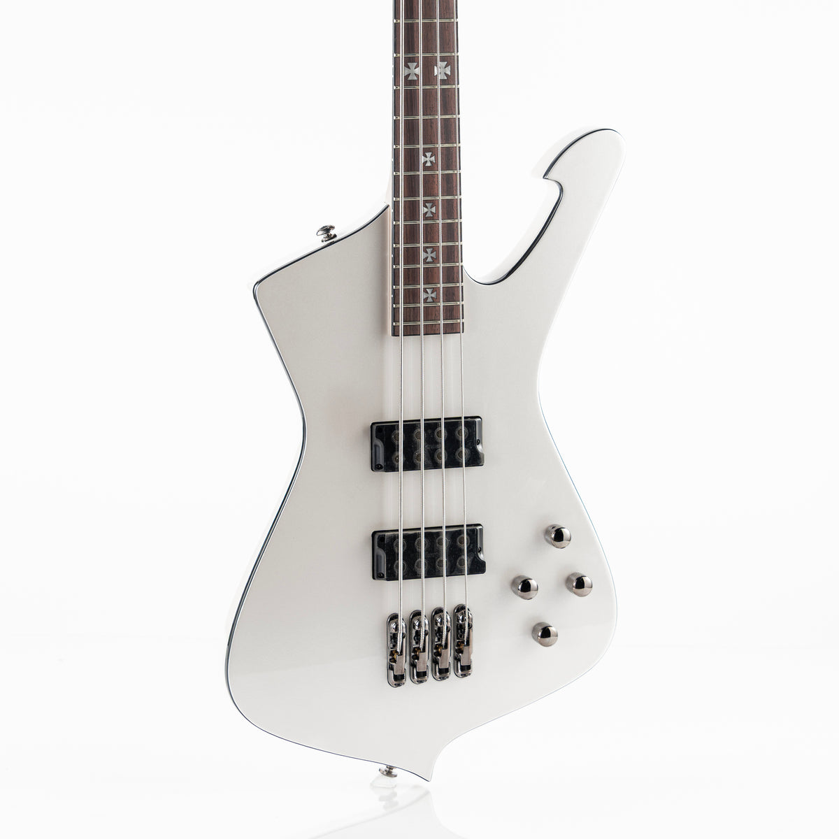 Ibanez SDB3 Sharlee D'Angelo Signature Iceman Electric Bass - Pearl White
