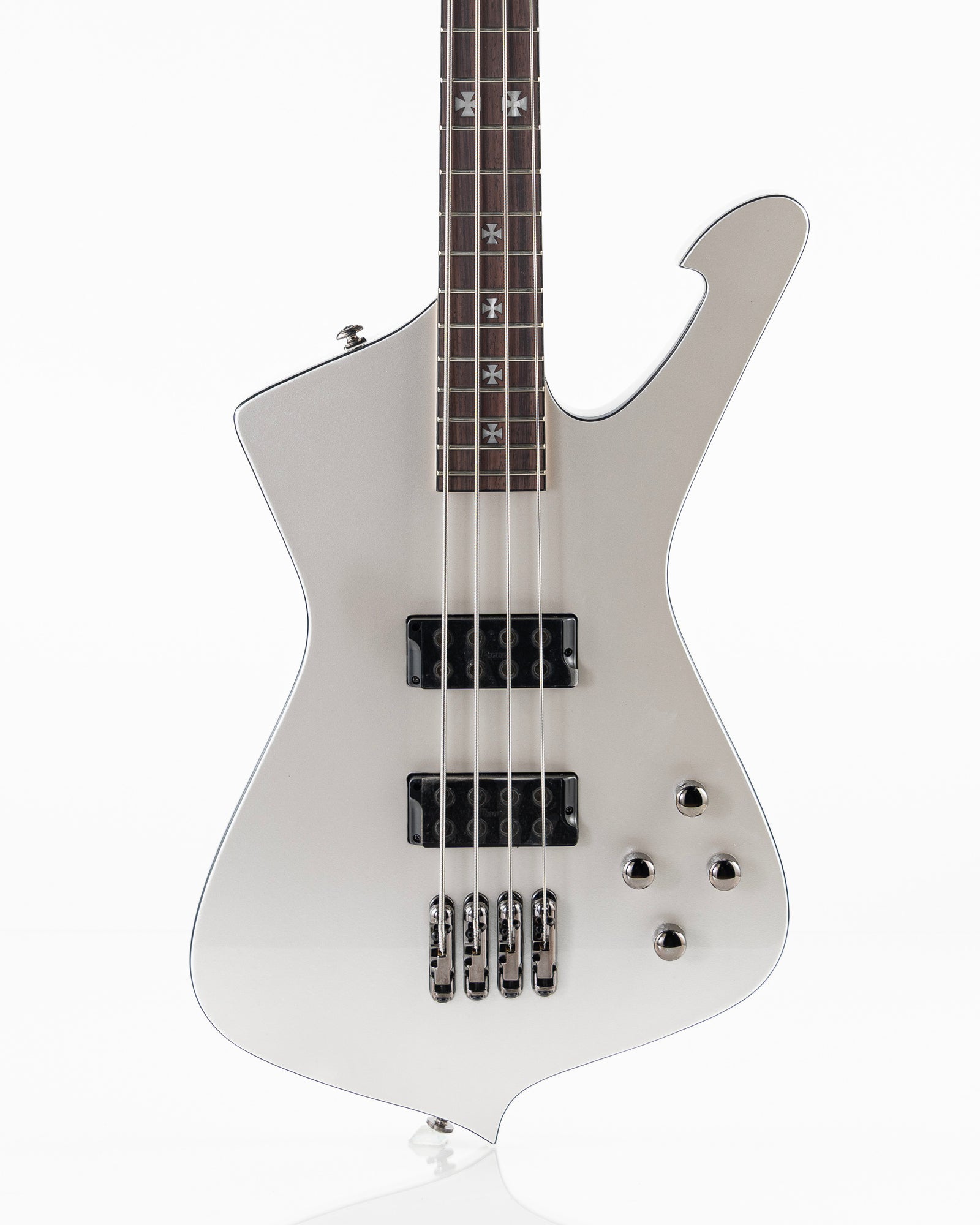 Ibanez SDB3 Sharlee D'Angelo Signature Iceman Electric Bass - Pearl White