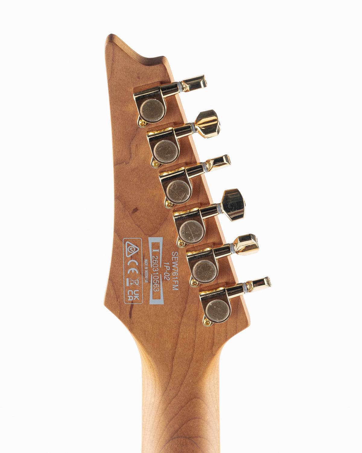 Ibanez SEW761FM S Series Electric Guitar - Natural Flat Flame Maple