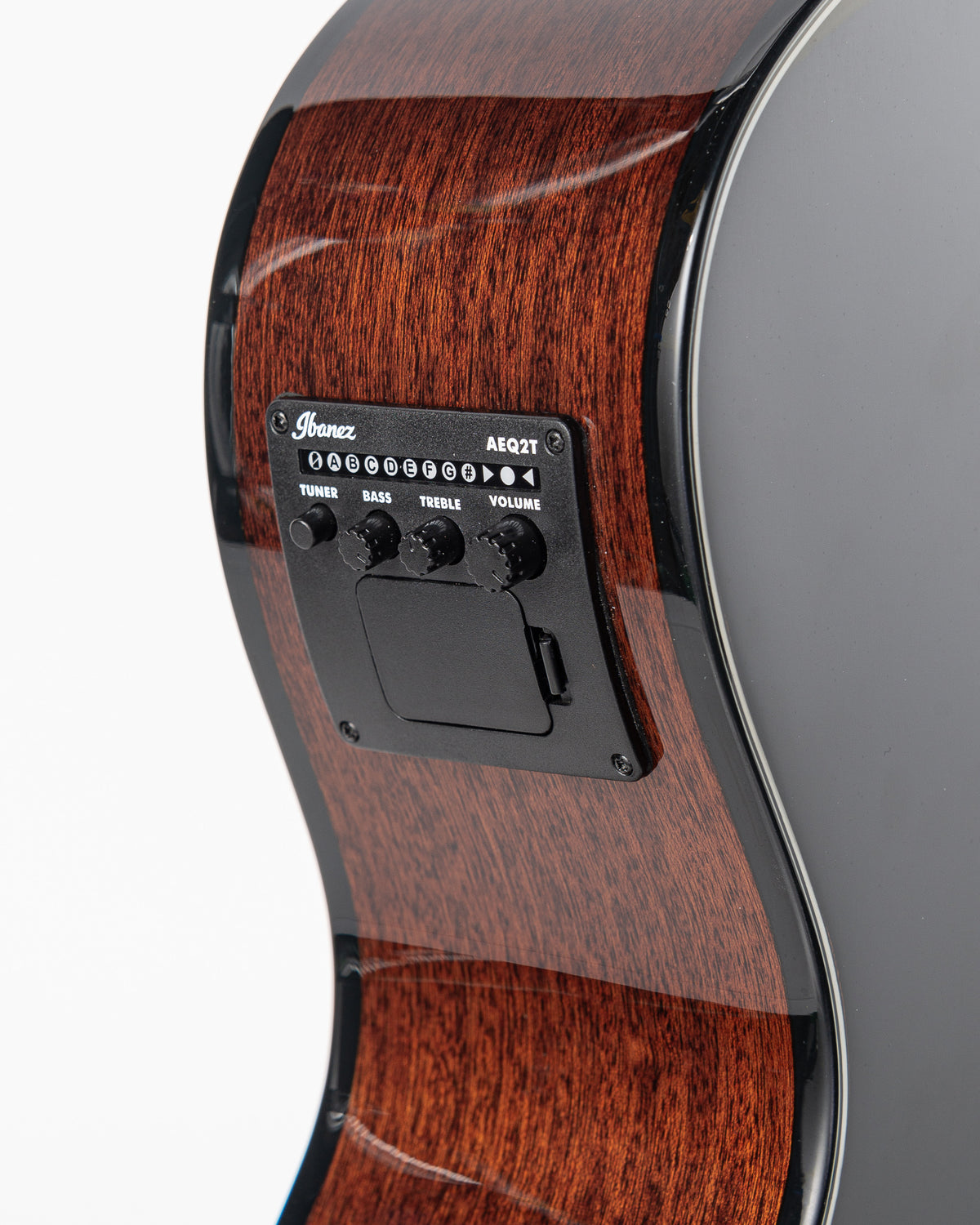 B-STOCK Ibanez AEGB24E Acoustic Electric Bass - Black Top