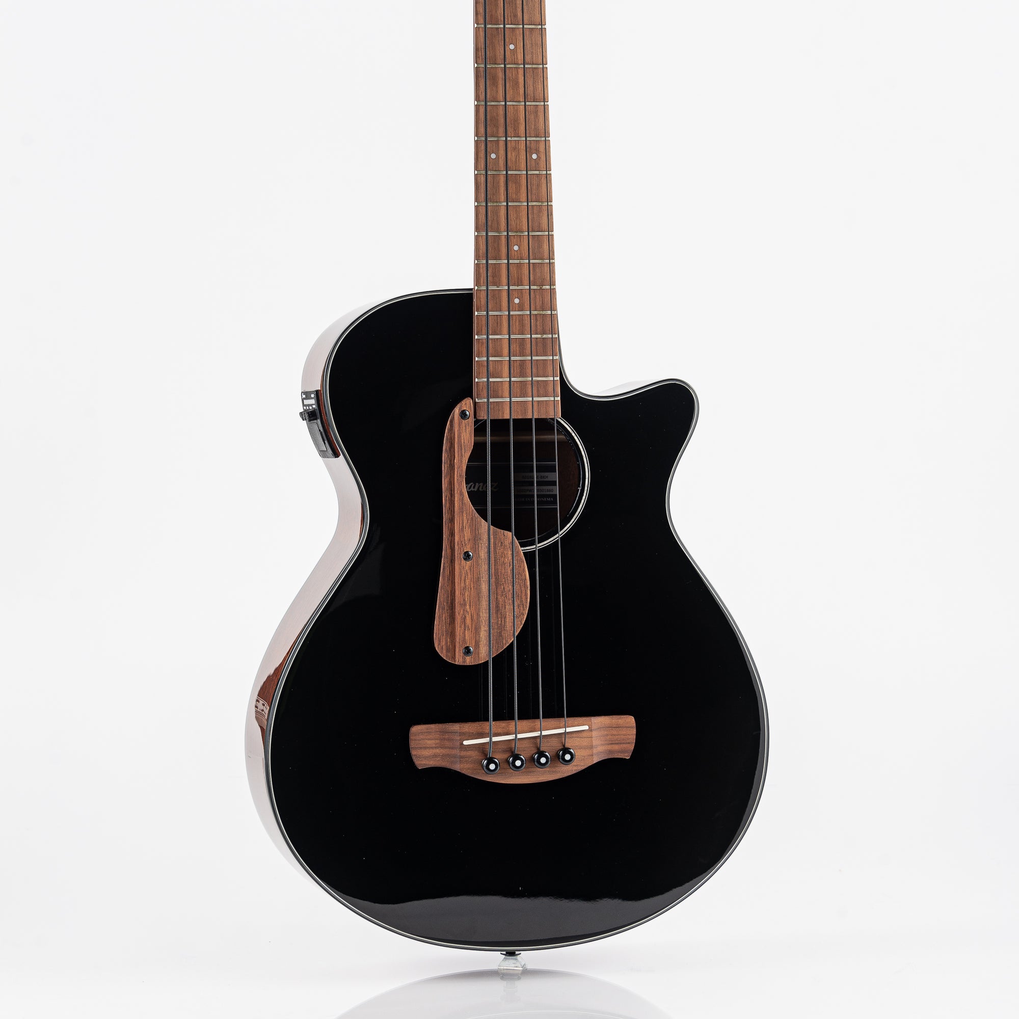 B-STOCK Ibanez AEGB24E Acoustic Electric Bass - Black Top