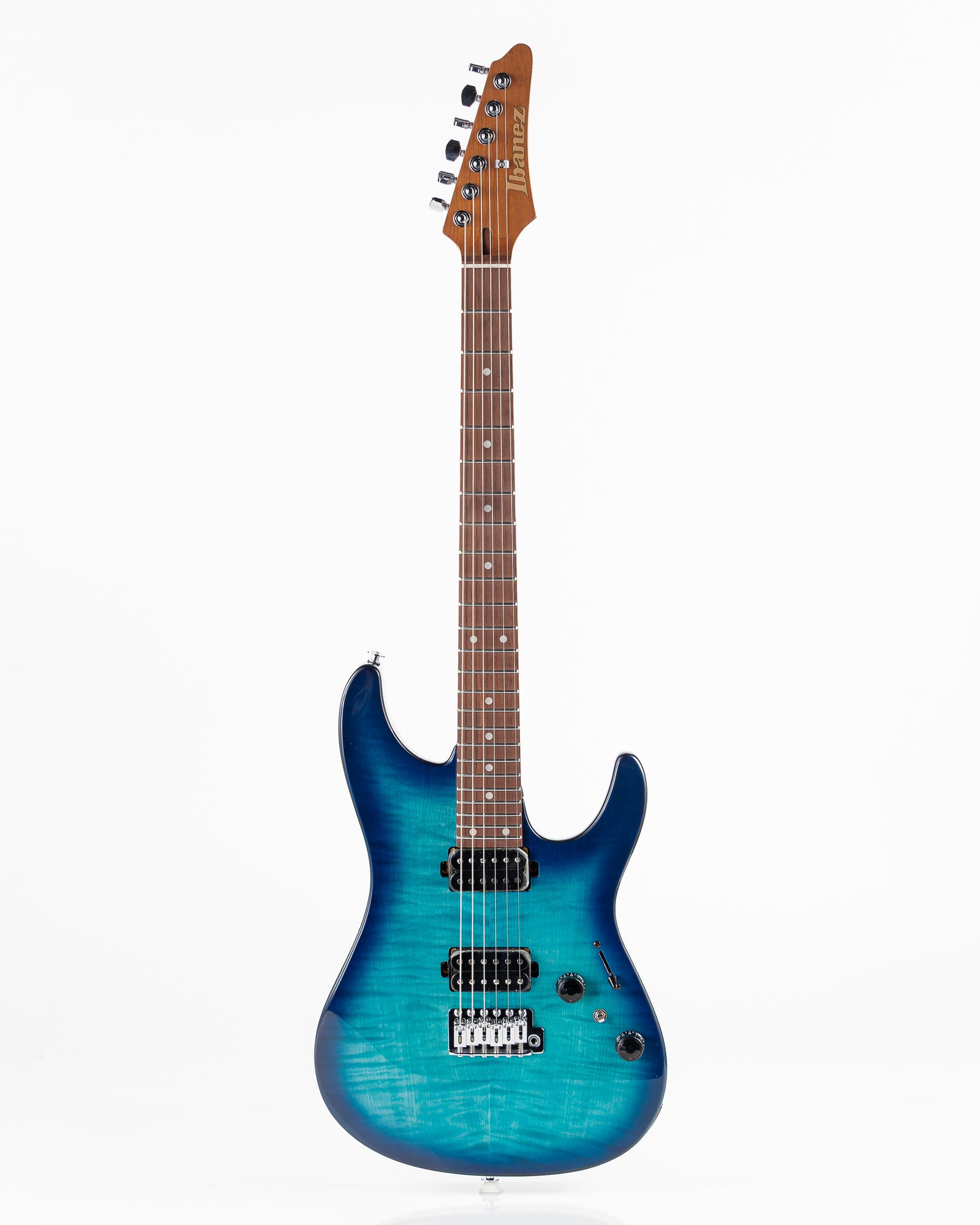 Ibanez AZ24S1F Electric Guitar - Transparent Turquoise Burst
