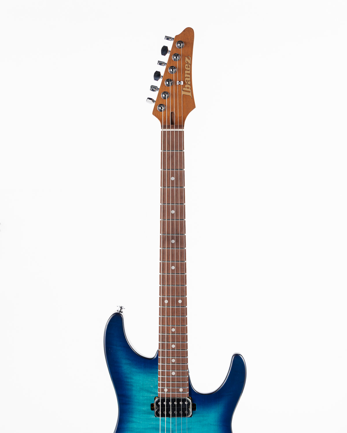 Ibanez AZ24S1F Electric Guitar - Transparent Turquoise Burst
