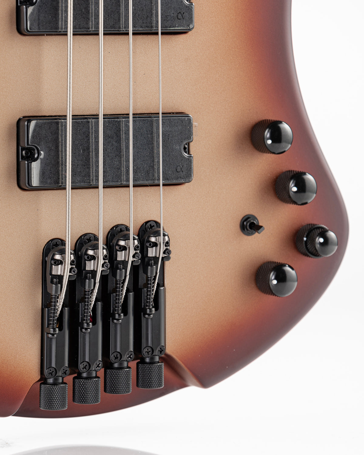 Ibanez EHB600 Headless Electric Bass - Charred Champagne Burst Matte