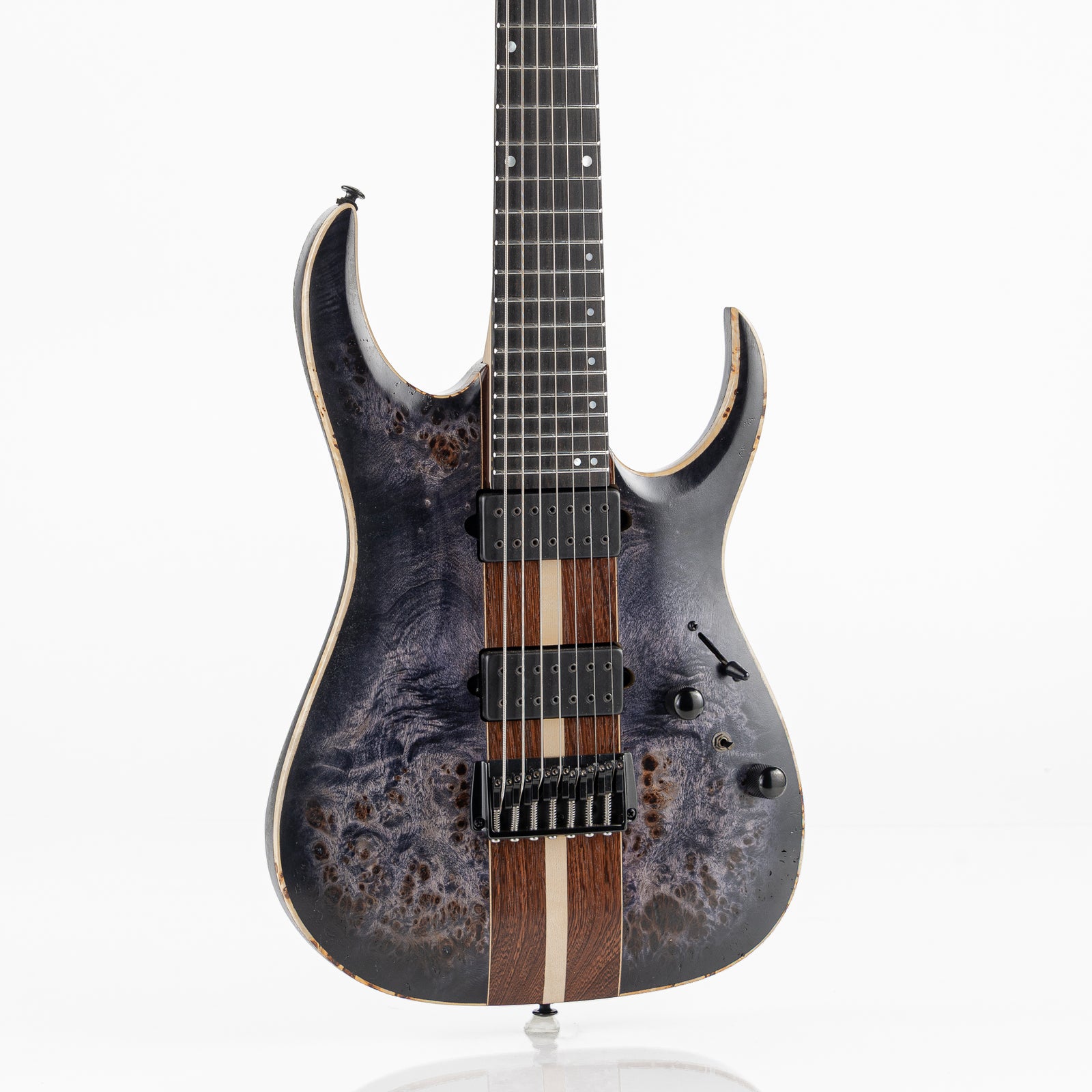 Ibanez RGA217P1PB Premium 7 String Electric Guitar - Deep Twilight Burst Low Gloss