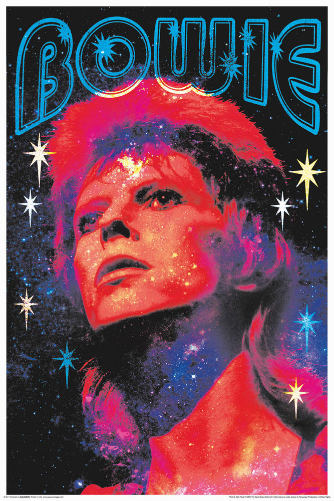 David Bowie Glitter - 24x36 Poster