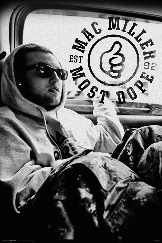 Mac Miller Most Dope - 24x36 Poster