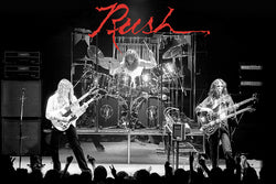 Rush - B &amp; W (Hemispheres) 24 x 36 Poster